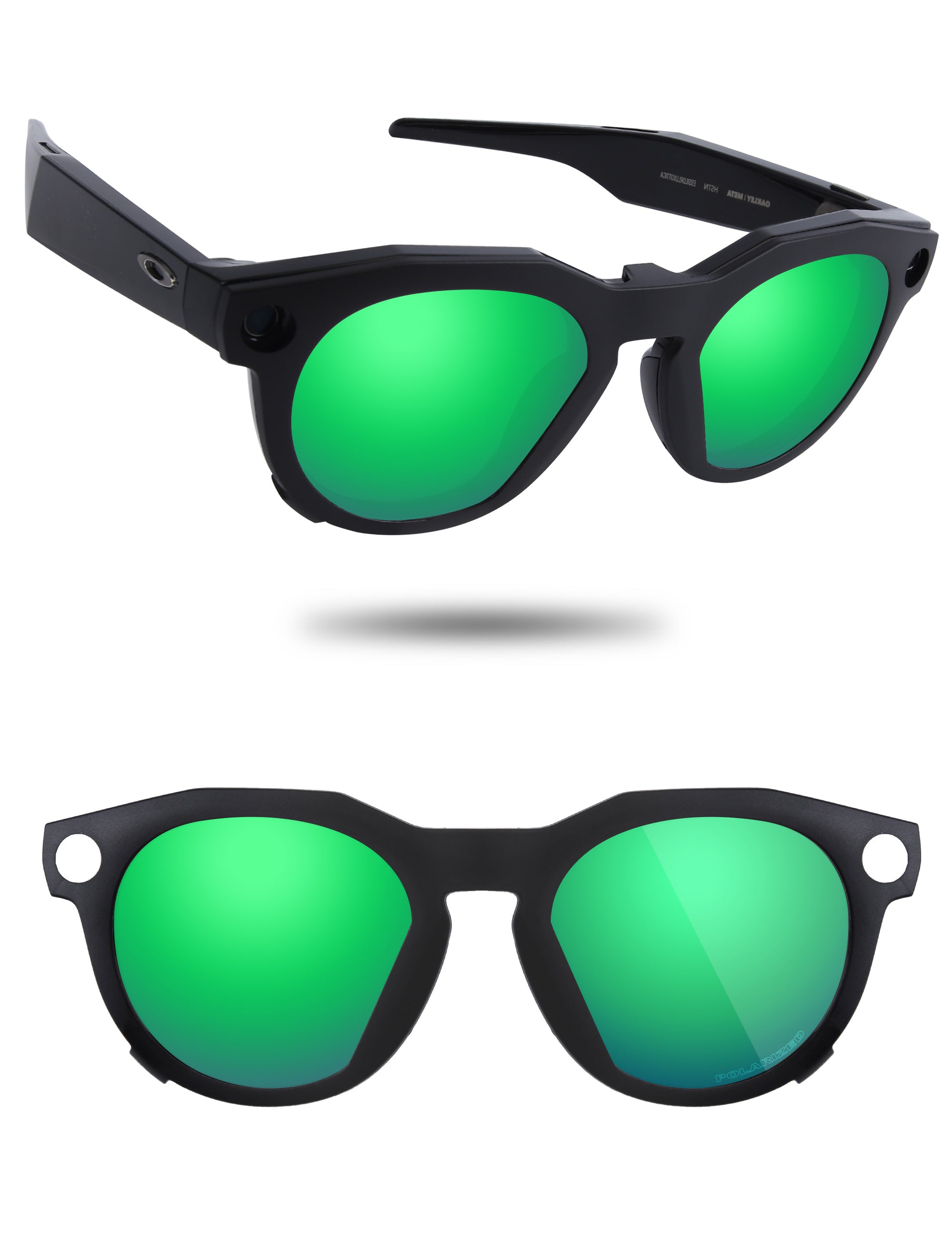 Emerald Green FlashMirror™-Black