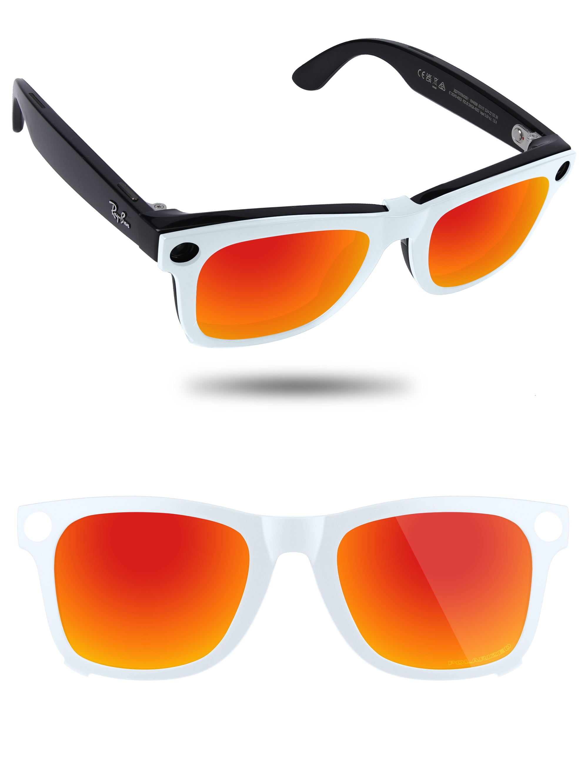 Fire Red FlashMirror™-White