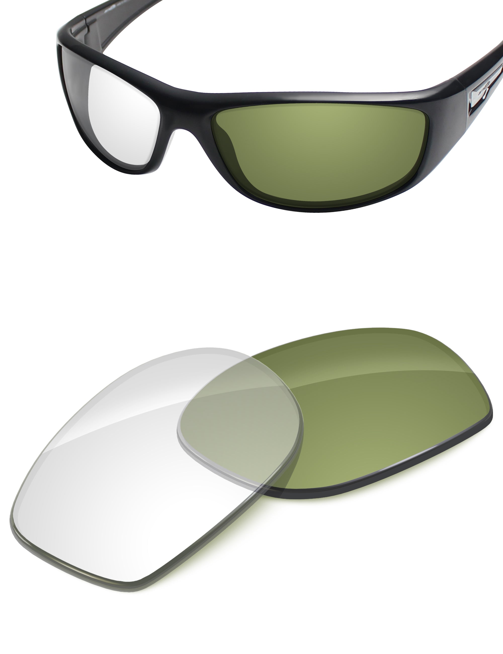 Adapt Green Photochromic Blue Light Blocking-Non-Polarized