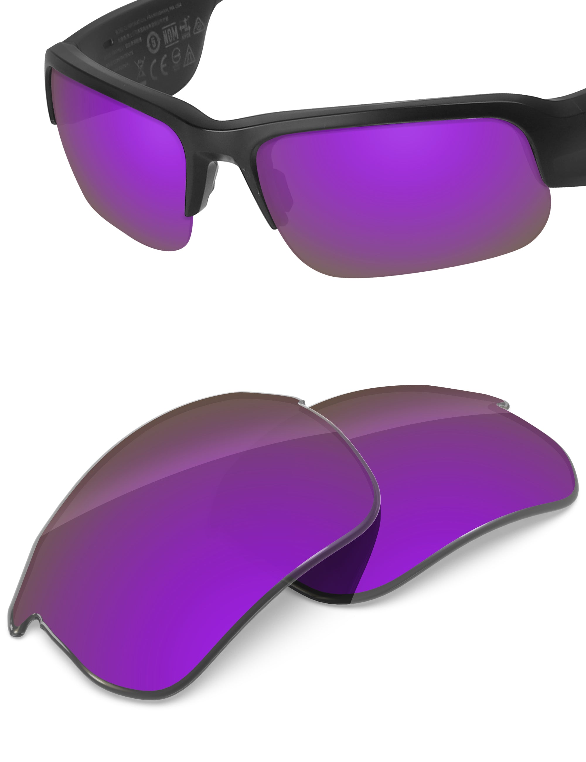 Plum Purple FlashMirror™-Non-Polarized