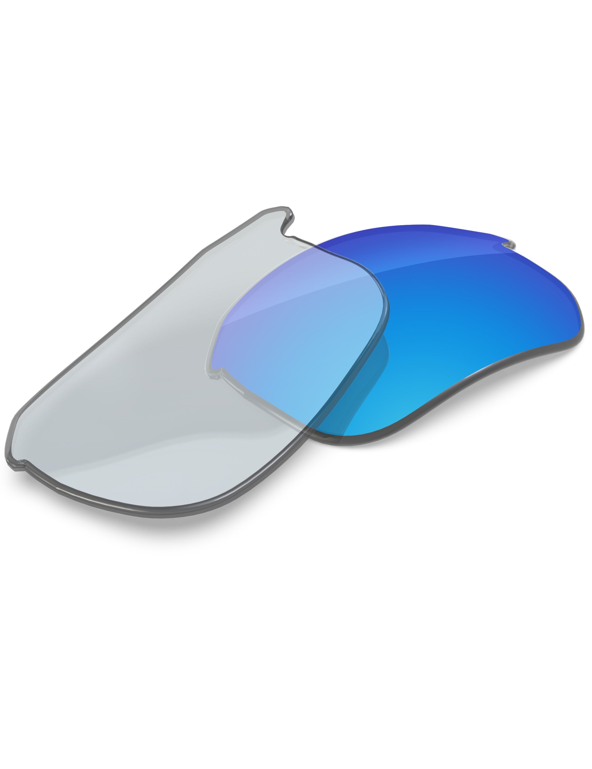 Sky Blue FlashMirror™ Photochromic-Non-Polarized