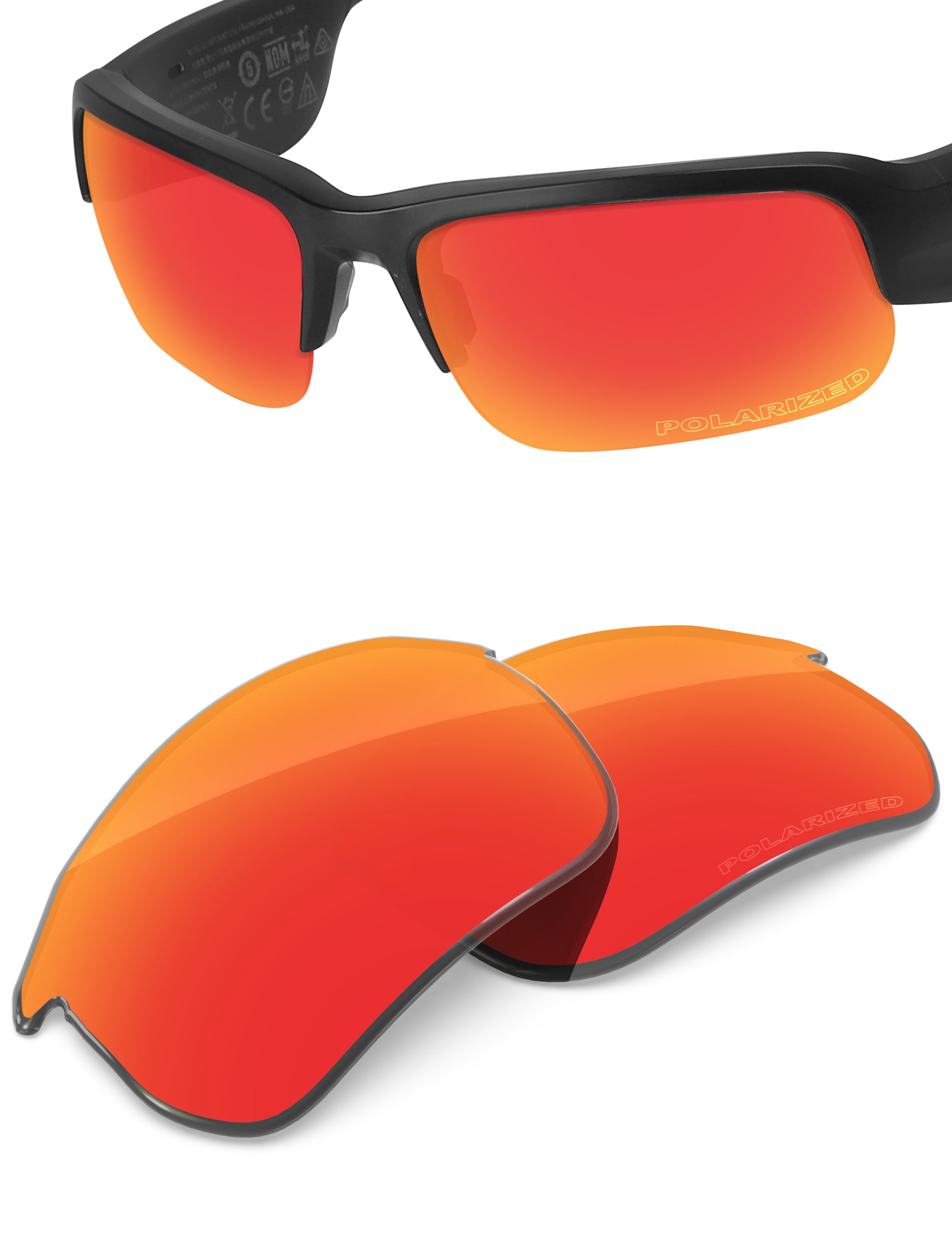 Fire Red FlashMirror™-Polarized