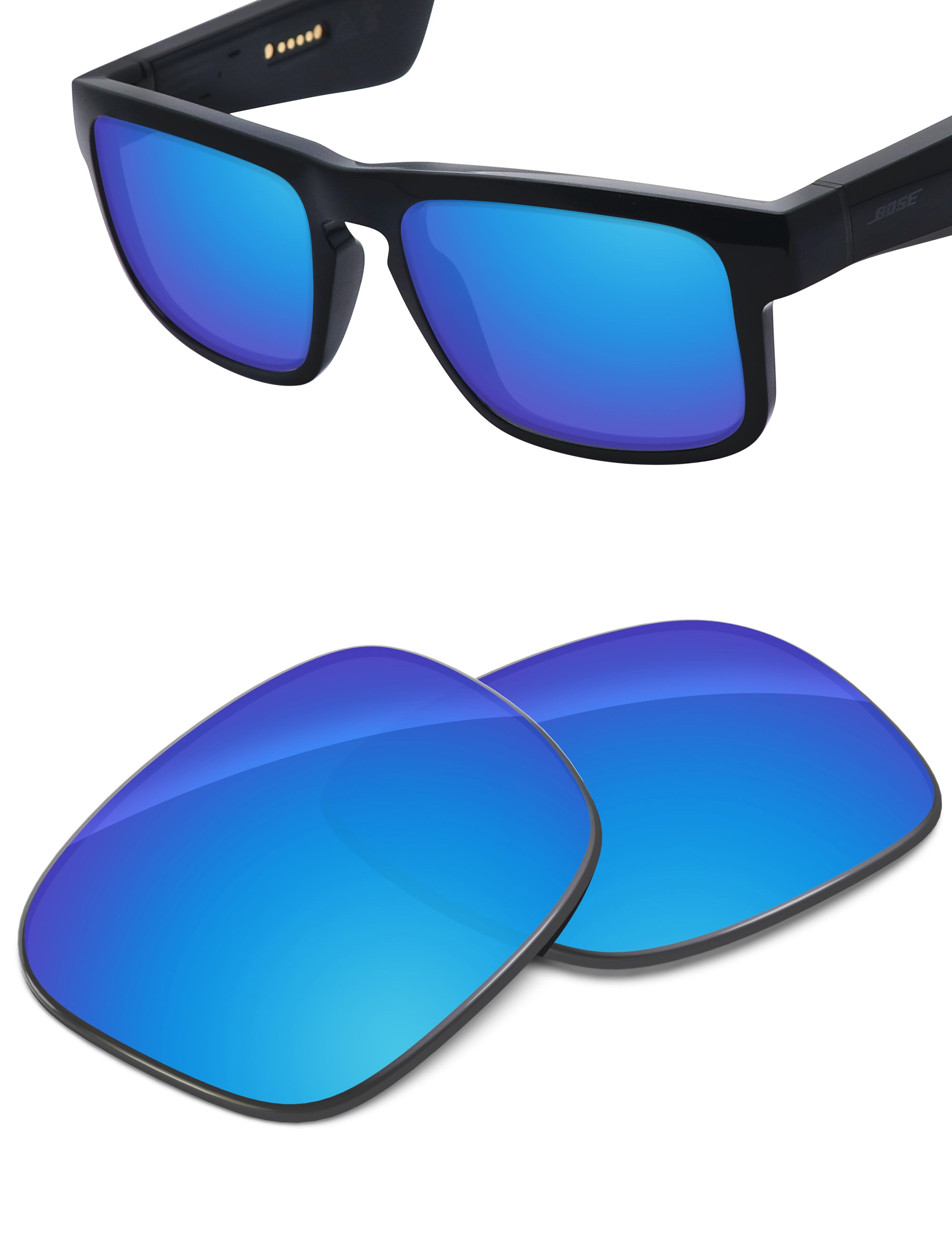 Sky Blue FlashMirror™-Non-Polarized
