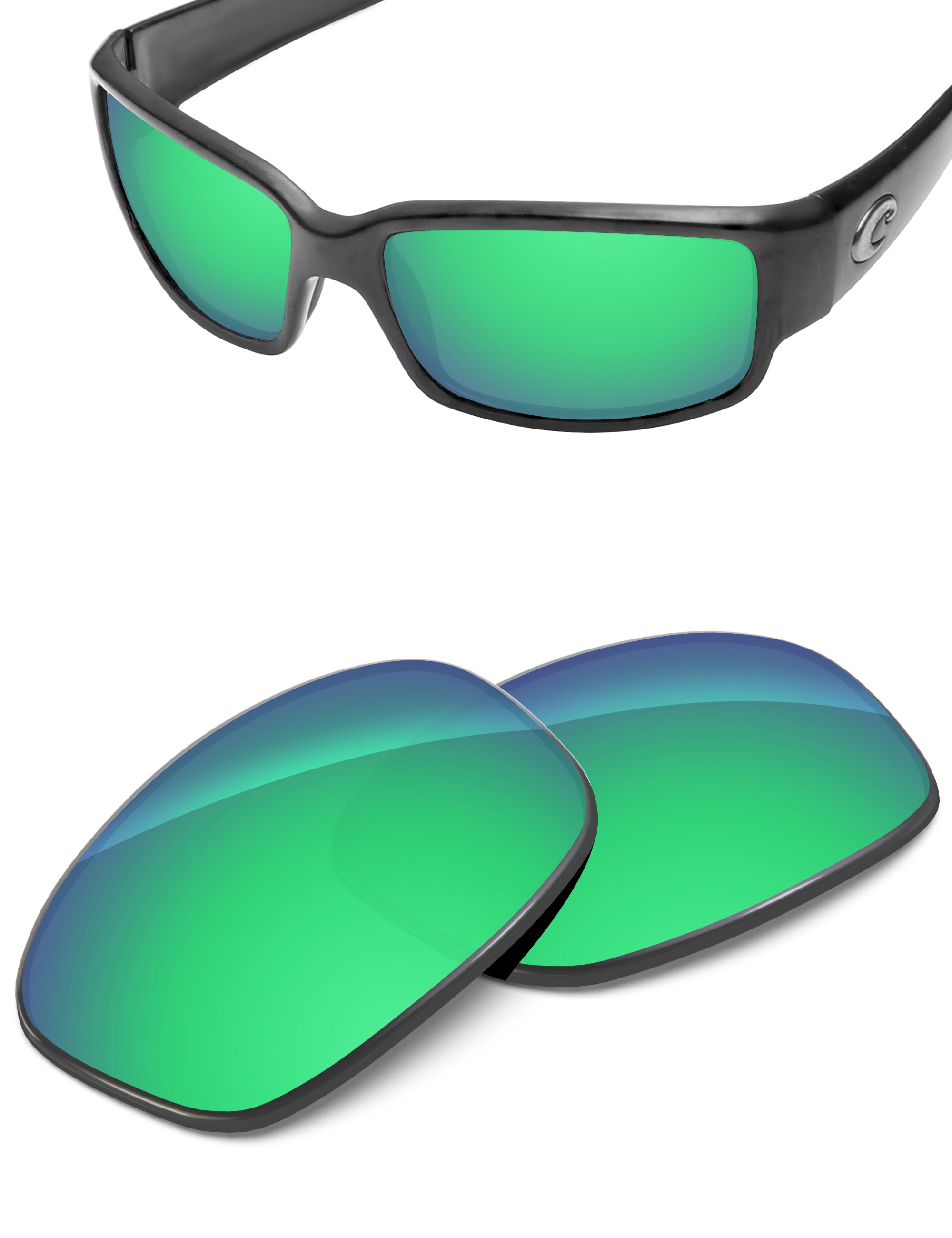 Emerald Green FlashMirror™-Non-Polarized