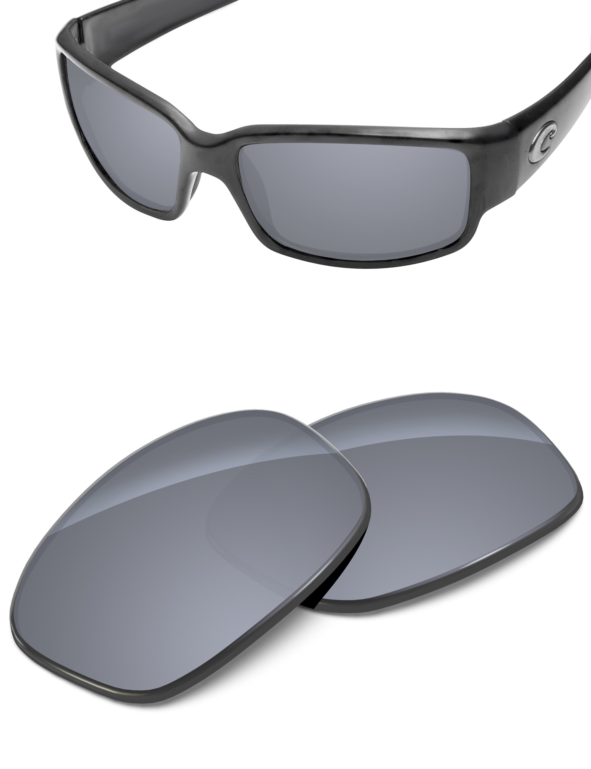 Silver Metallic FlashMirror™-Non-Polarized