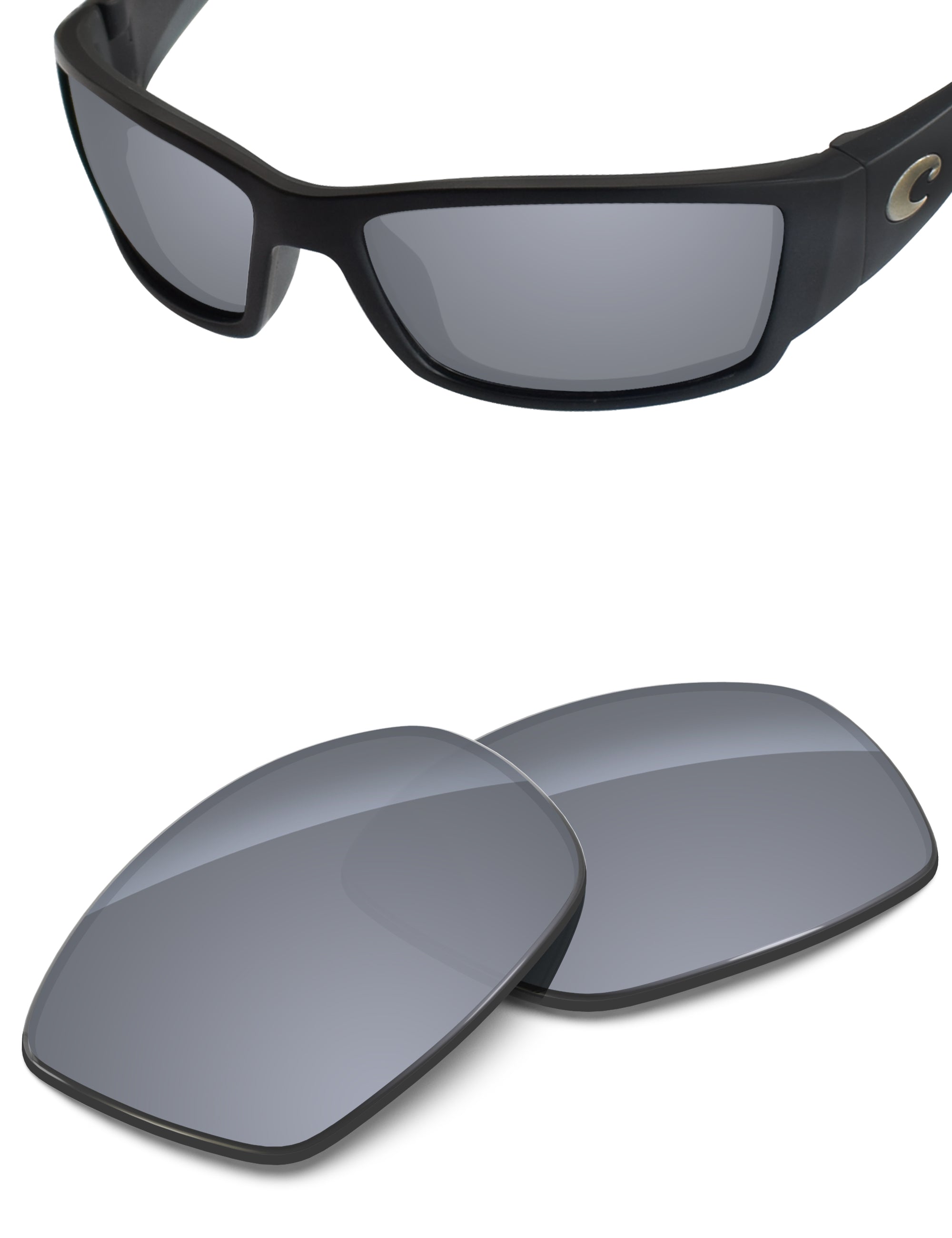 Silver Metallic FlashMirror™-Non-Polarized
