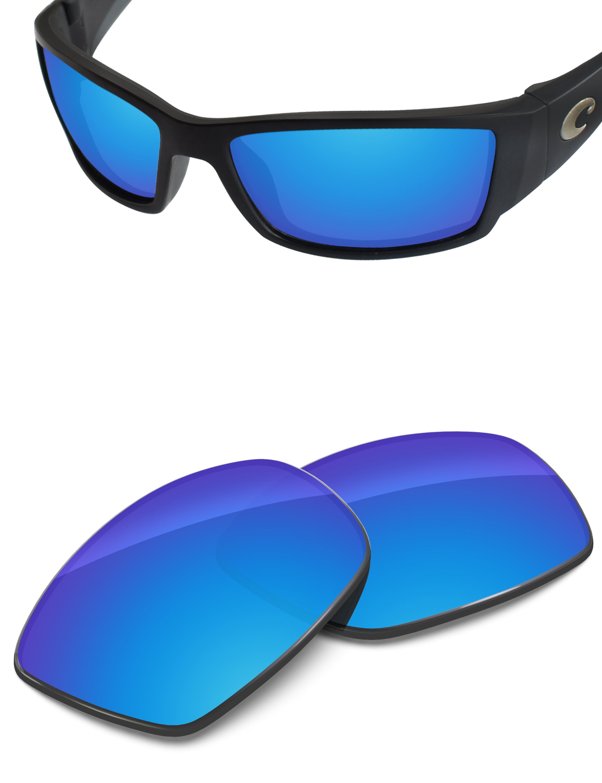 Sky Blue FlashMirror™-Non-Polarized