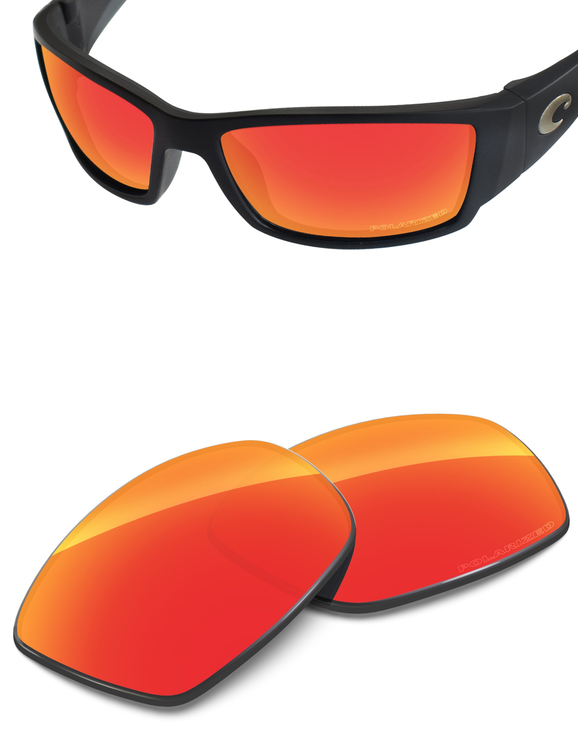 Fire Red FlashMirror™-Polarized