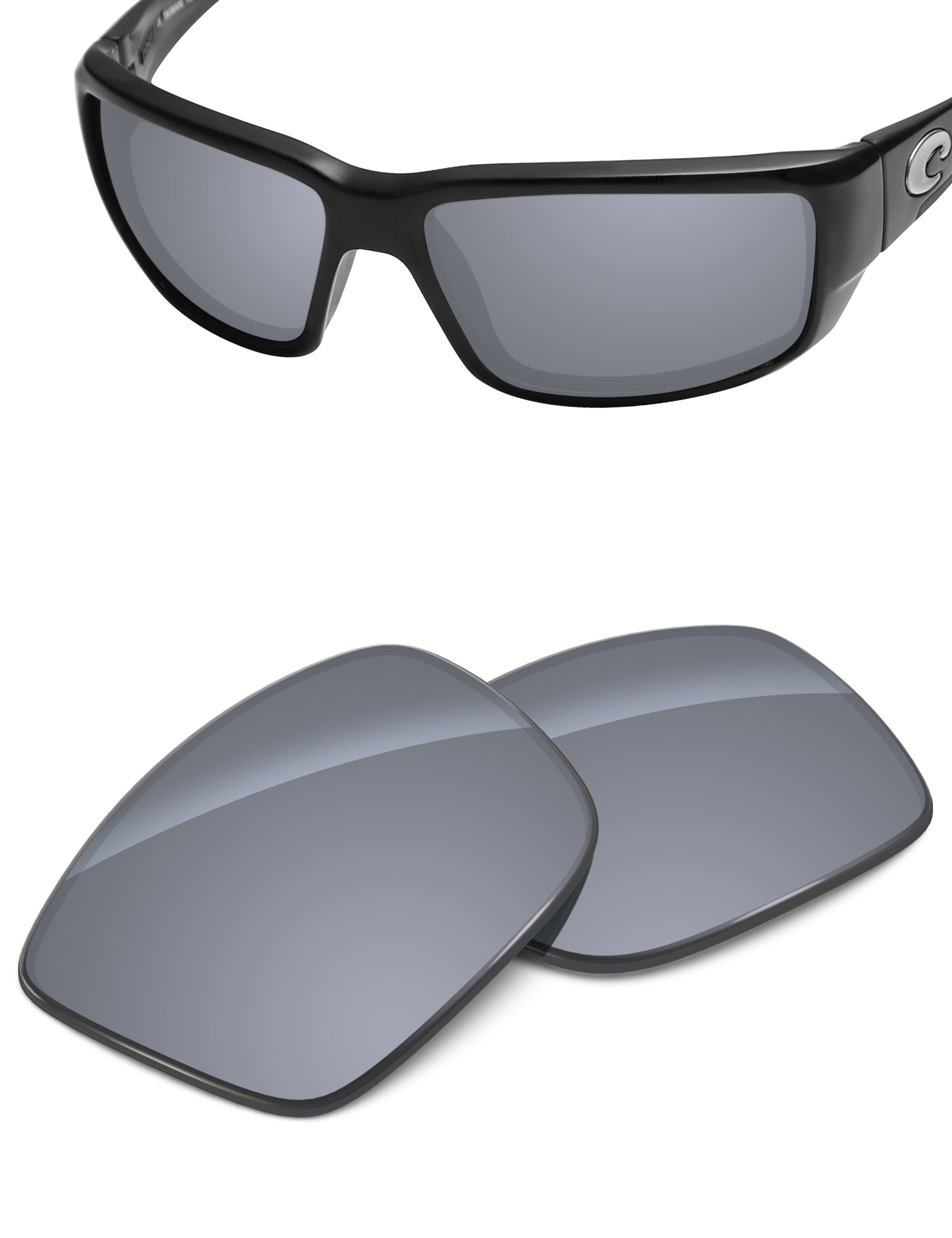 Silver Metallic FlashMirror™-Non-Polarized