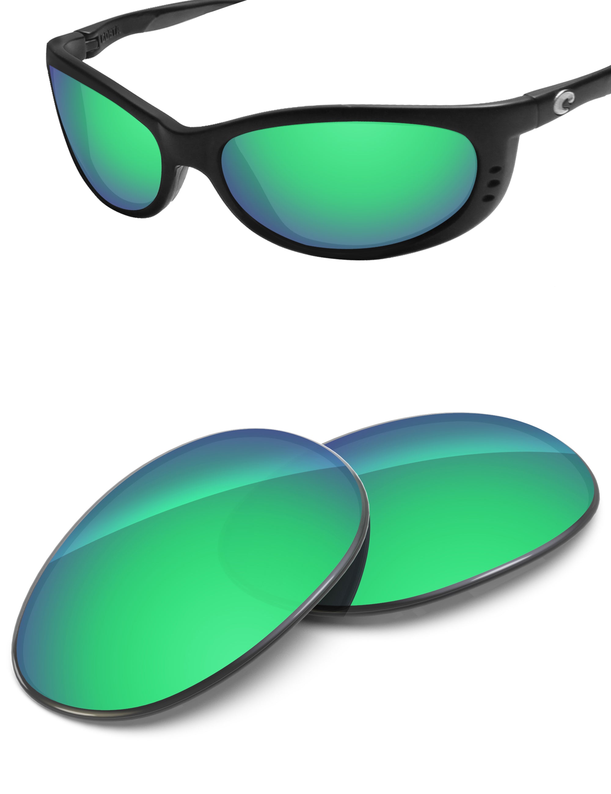 Emerald Green FlashMirror™-Non-Polarized