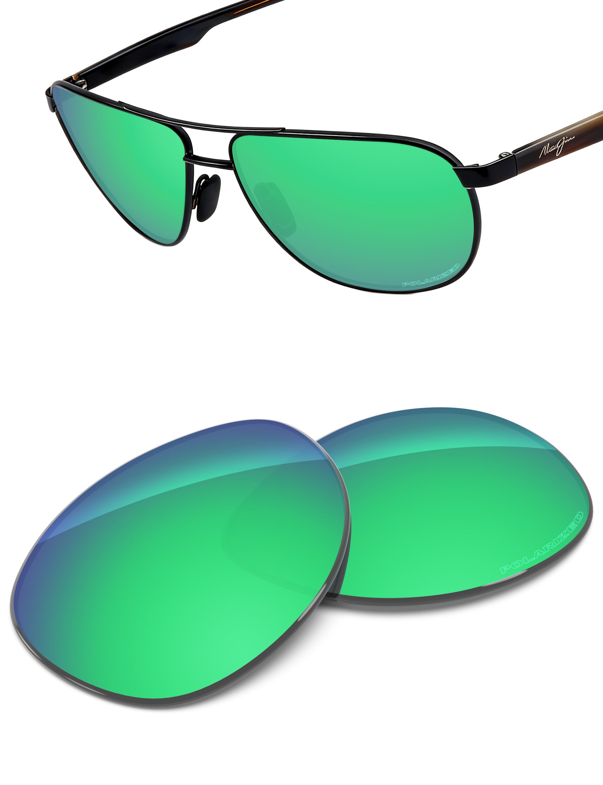 Emerald Green FlashMirror™-Polarized