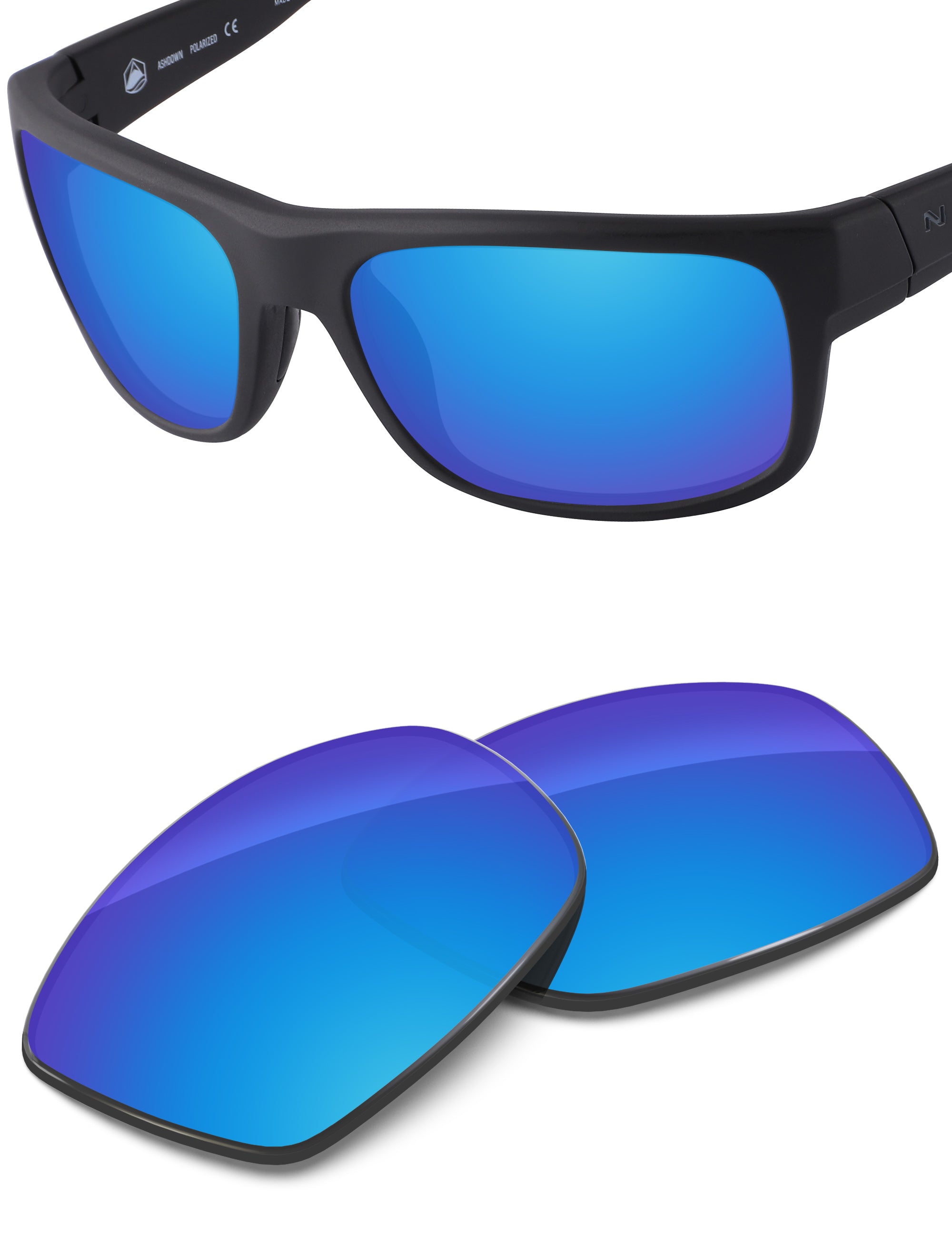 Sky Blue FlashMirror™-Non-Polarized