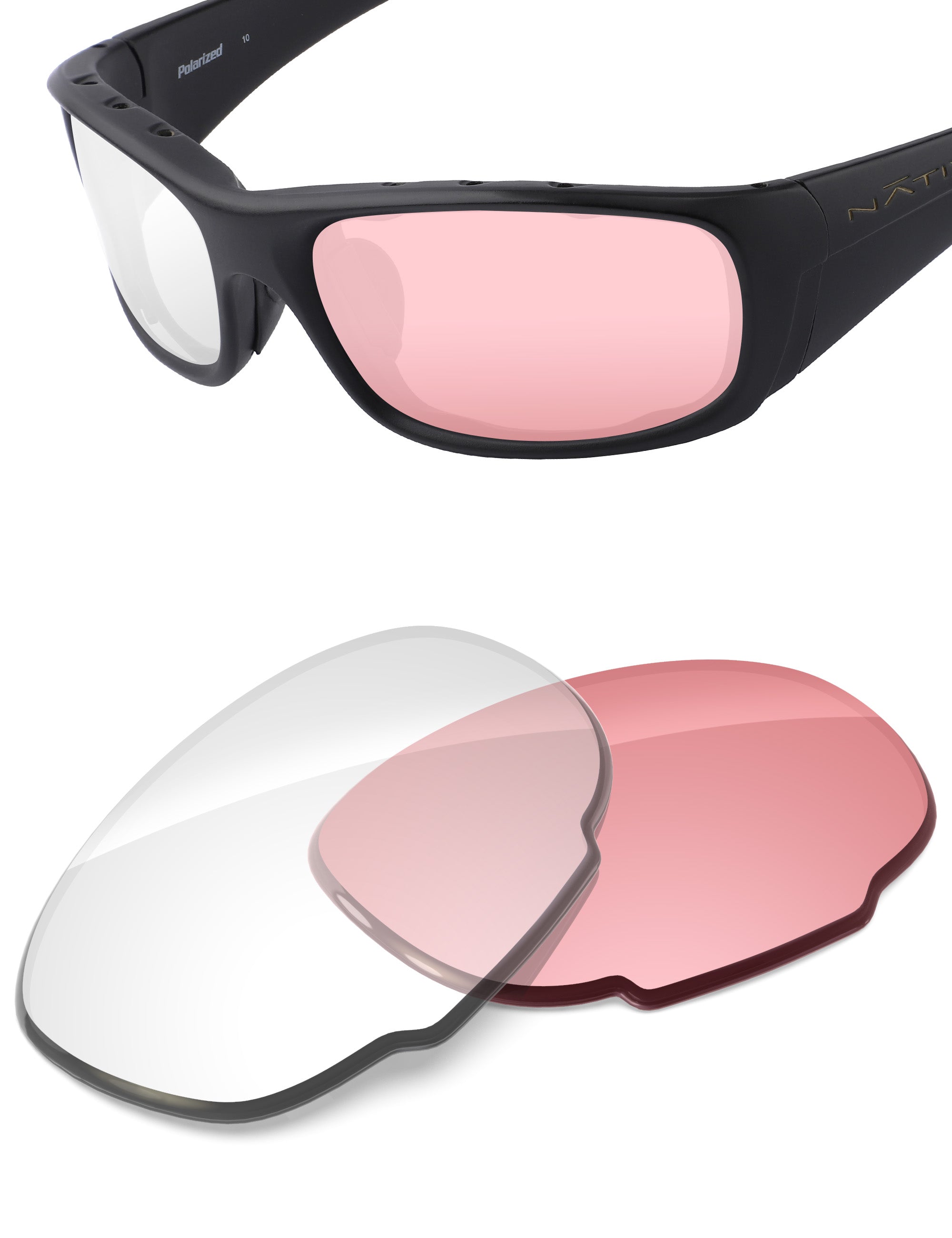 Adapt Pink Photochromic Blue Light Blocking-Non-Polarized