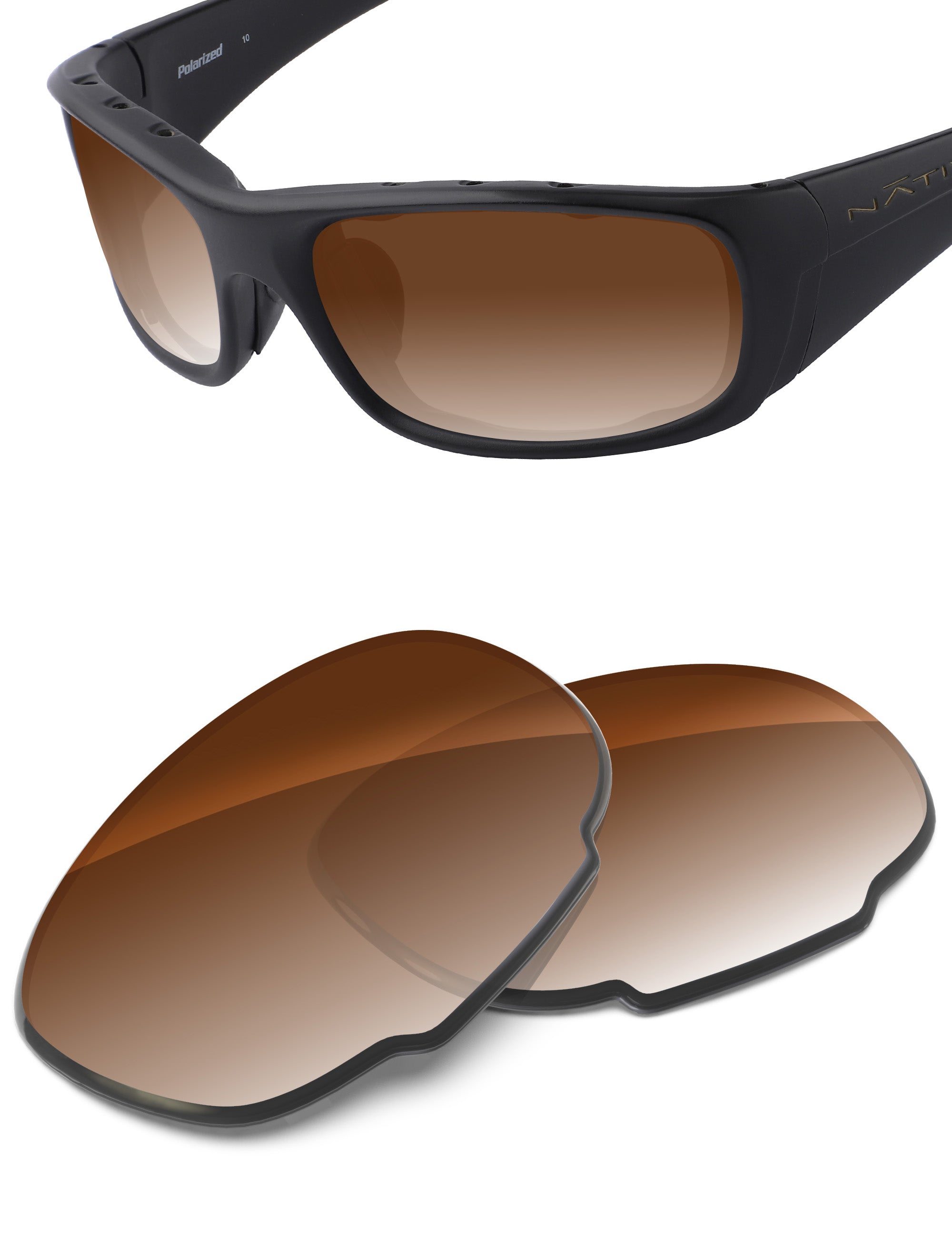 Brown Gradient-Non-Polarized