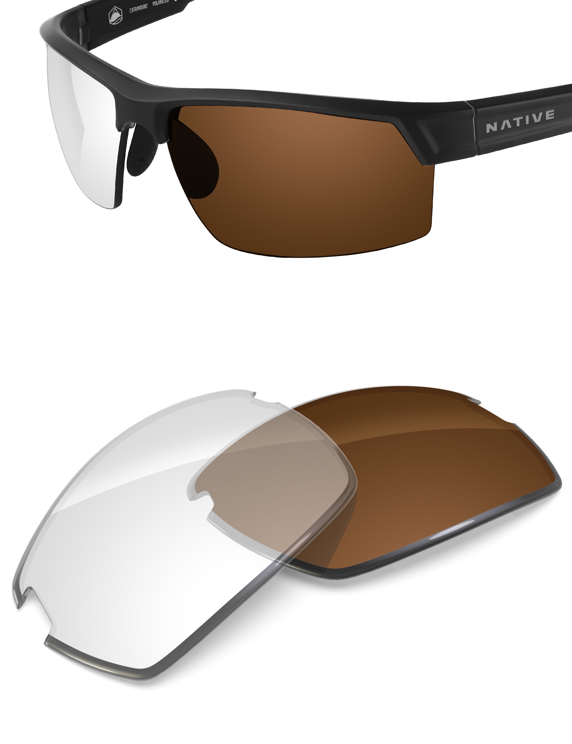 Adapt Brown Photochromic Blue Light Blocking-Non-Polarized