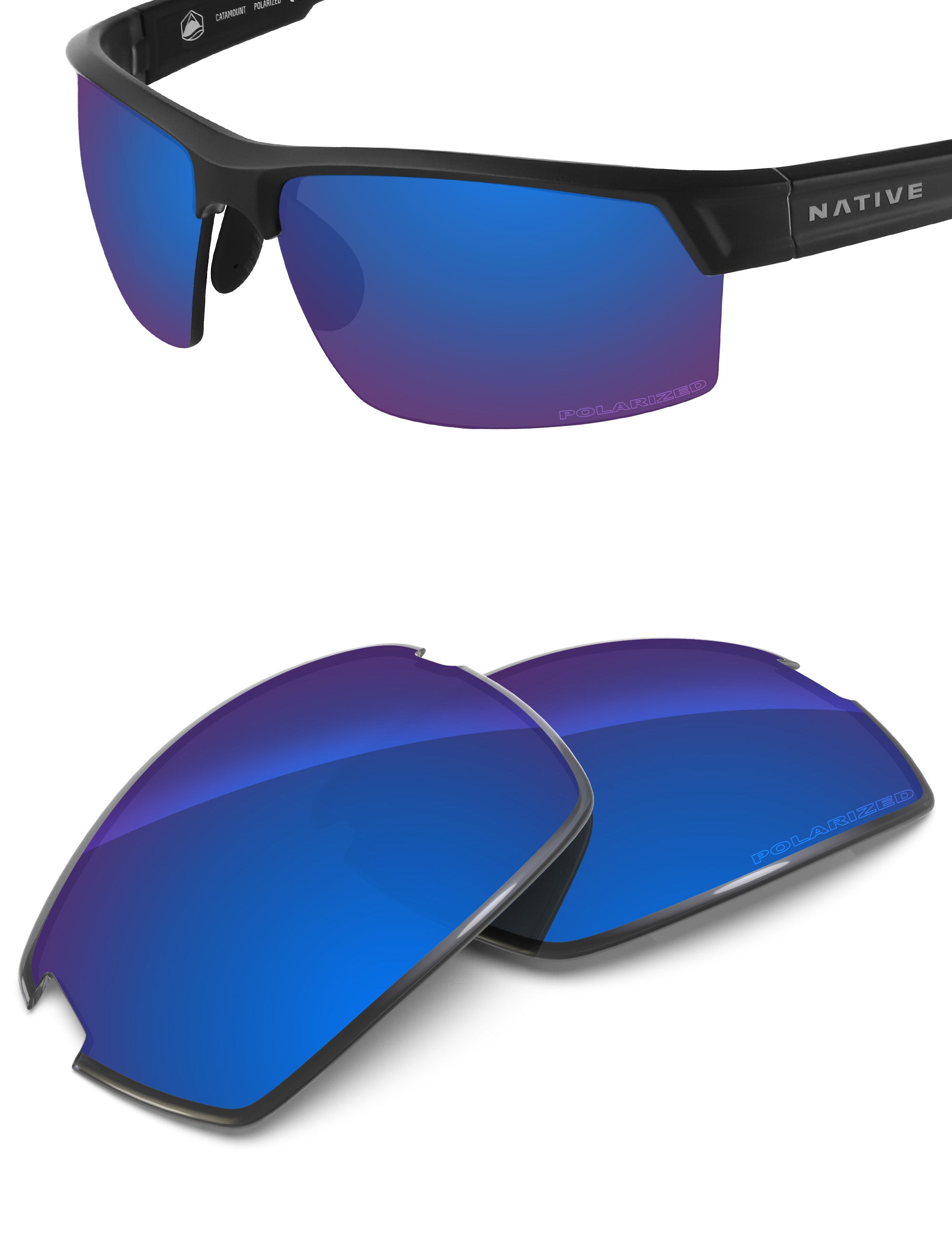 Sapphire Blue FlashMirror™-Polarized