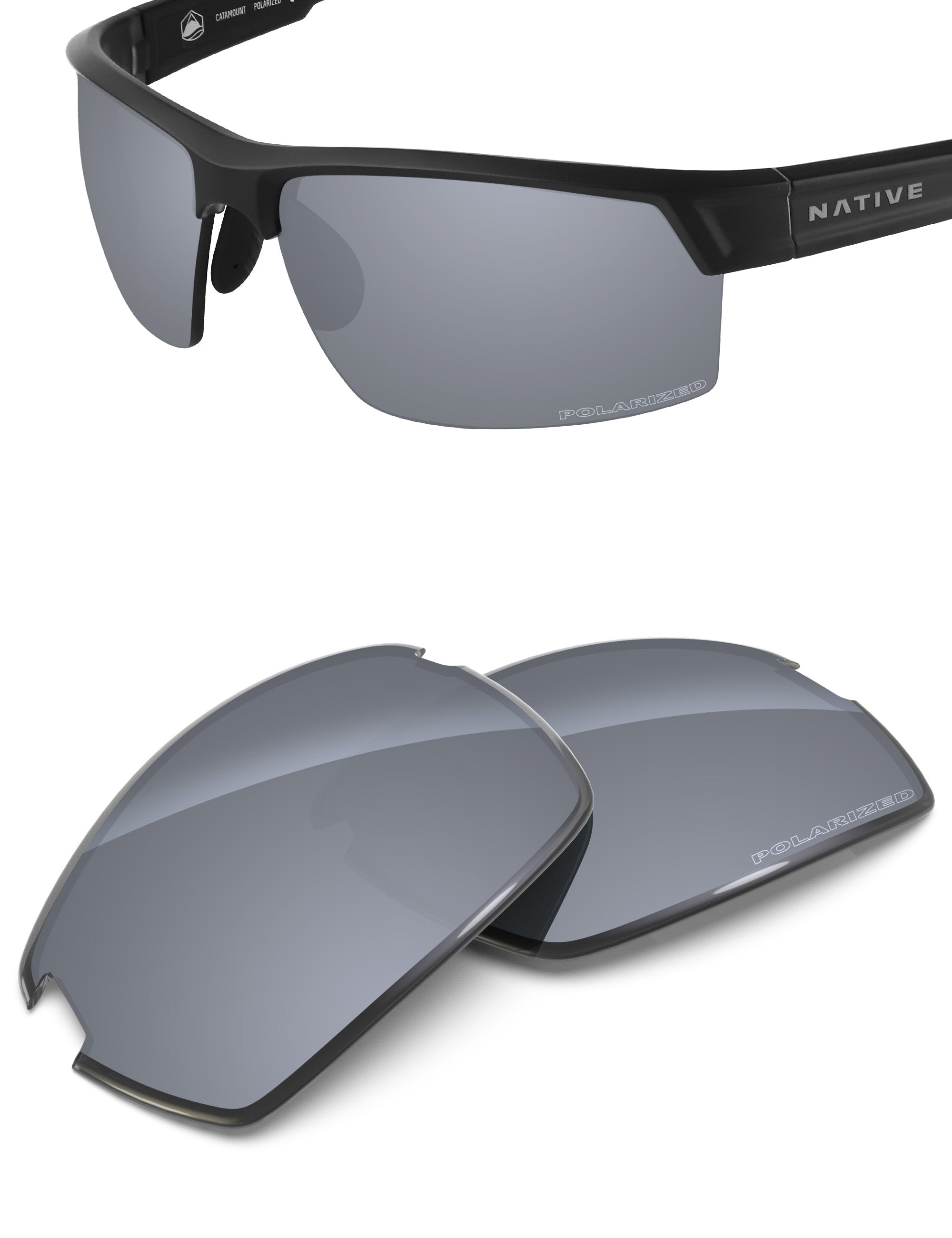 Silver Metallic FlashMirror™-Polarized