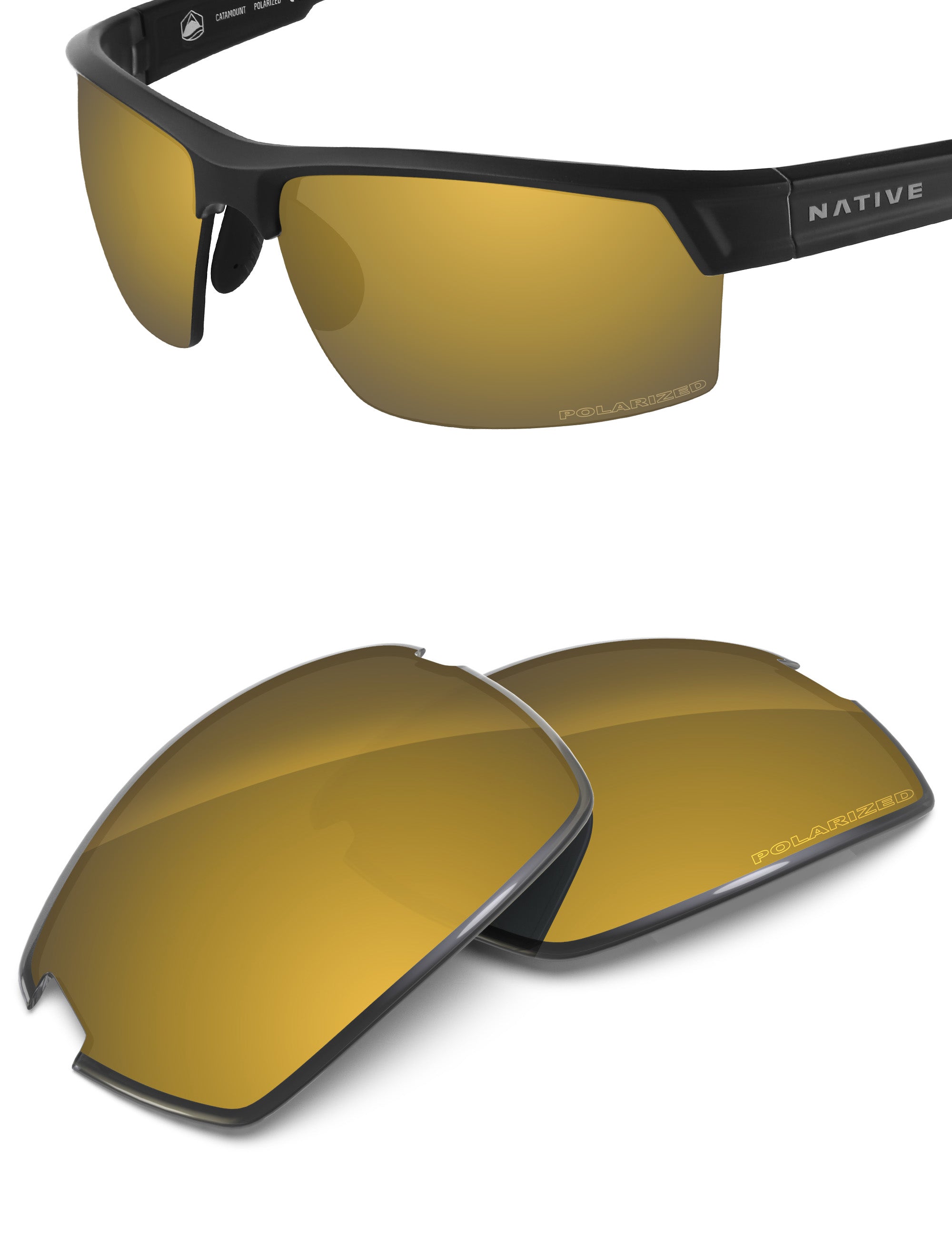 Tungsten Gold FlashMirror™-Polarized