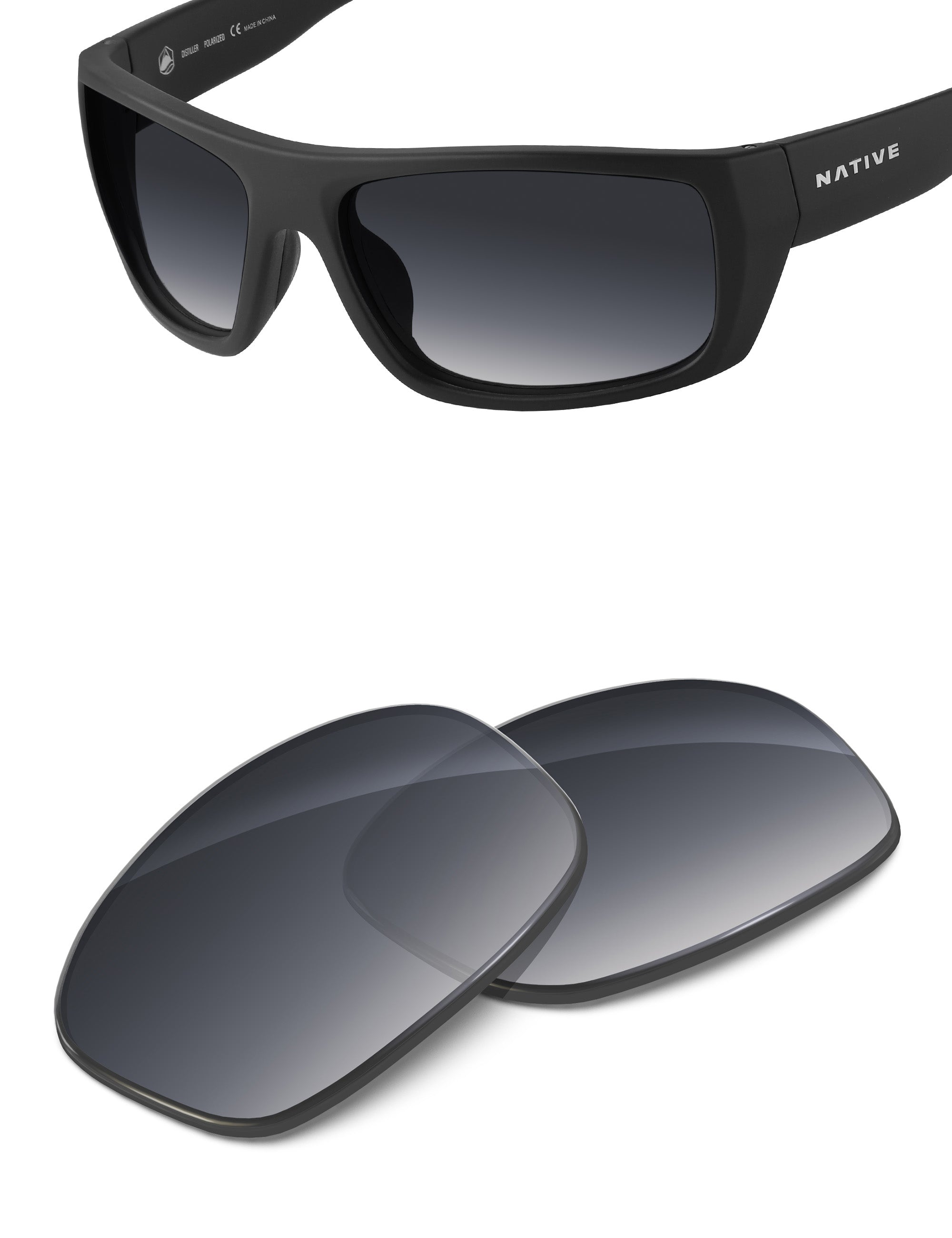 Gray Gradient-Non-Polarized
