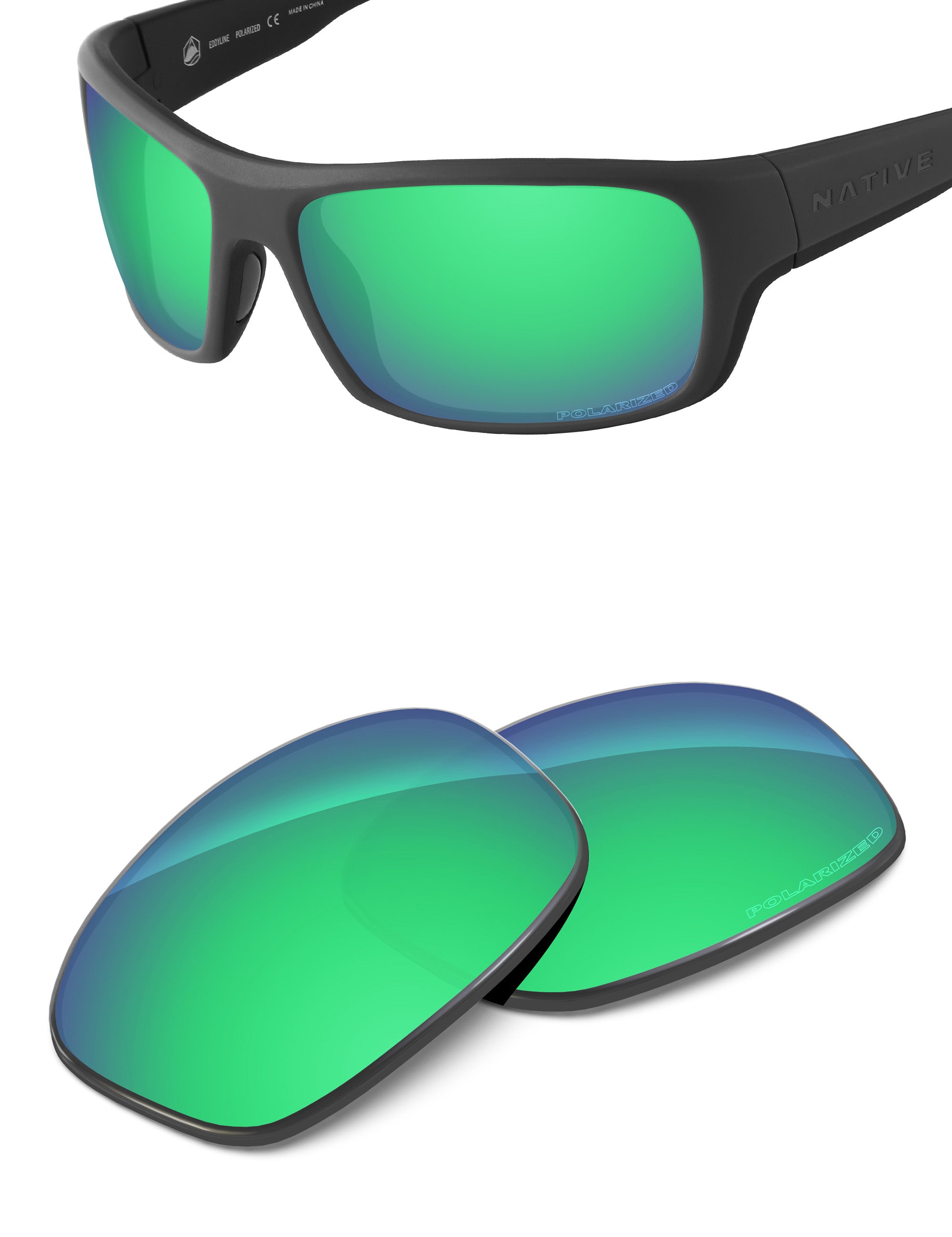 Emerald Green FlashMirror™-Polarized