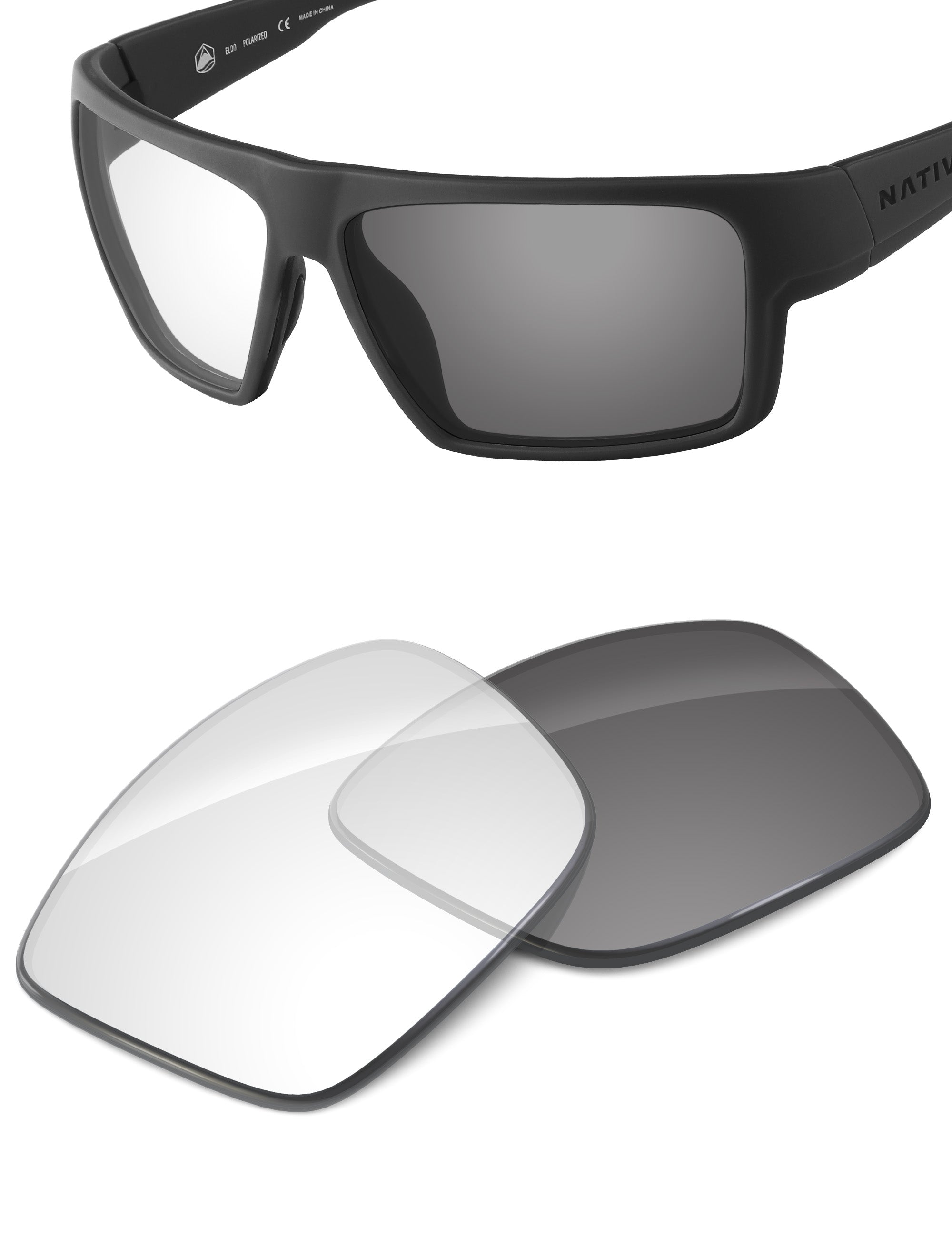 Adapt Gray Photochromic Blue Light Blocking-Non-Polarized