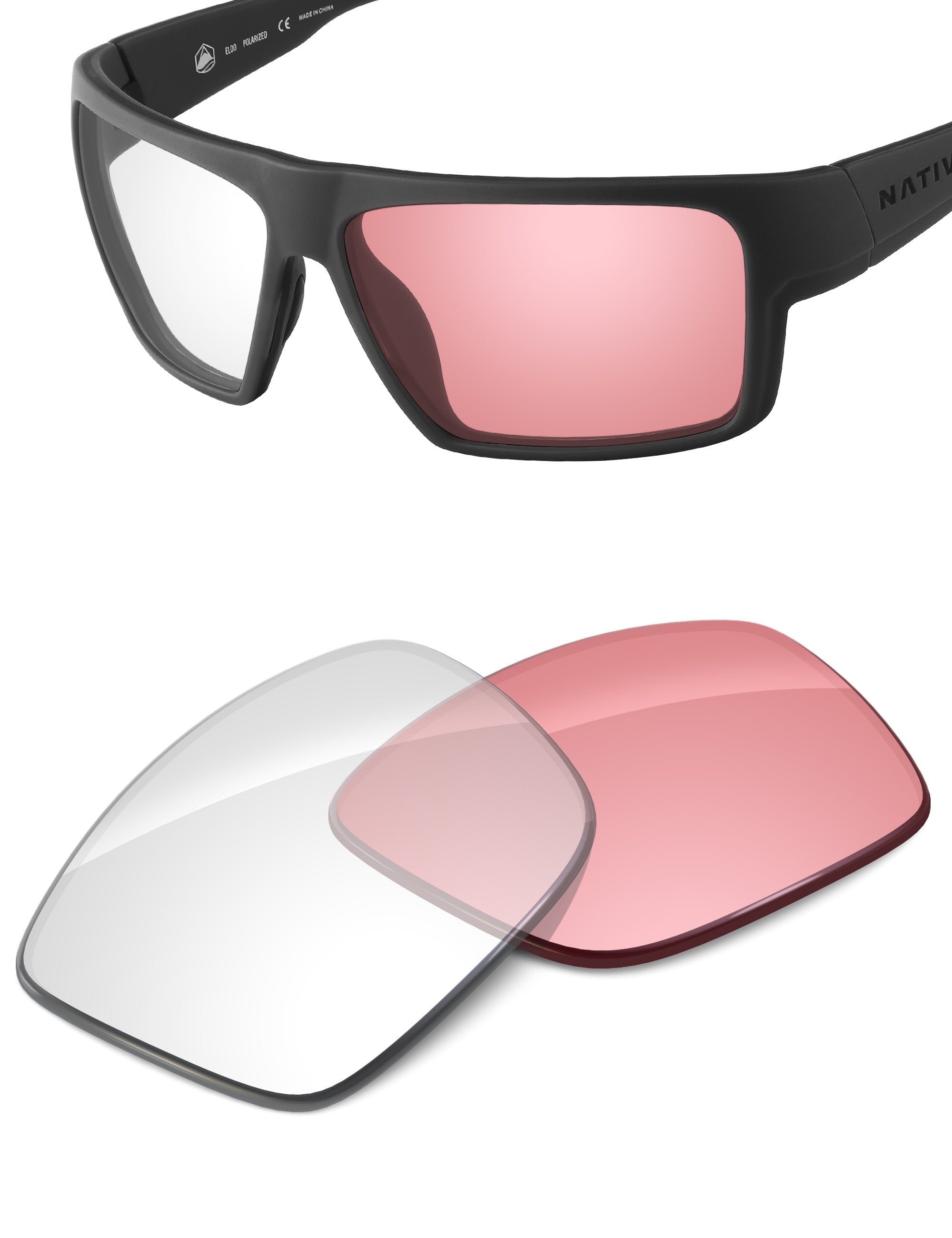 Adapt Pink Photochromic Blue Light Blocking-Non-Polarized