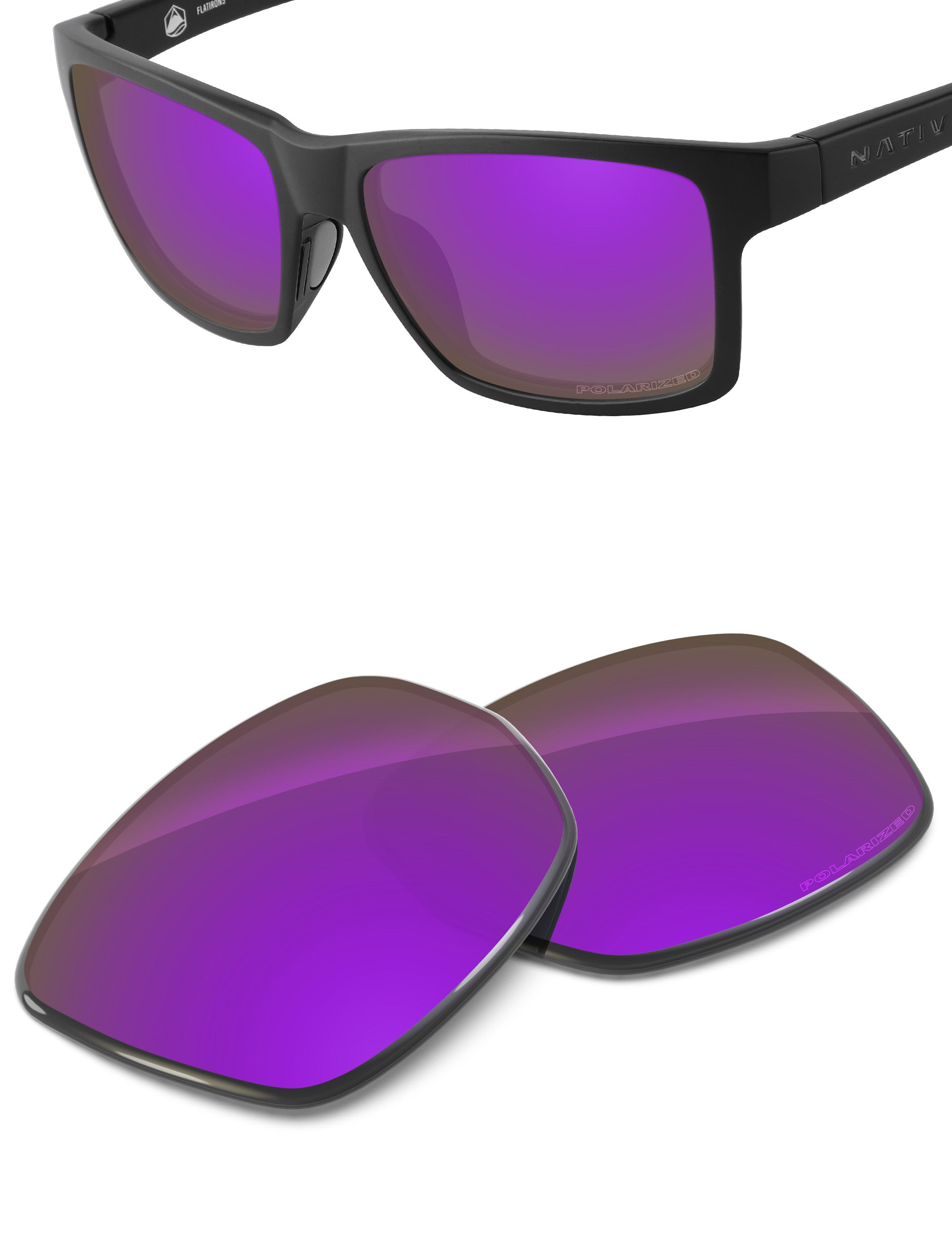 Plum Purple FlashMirror™-Polarized