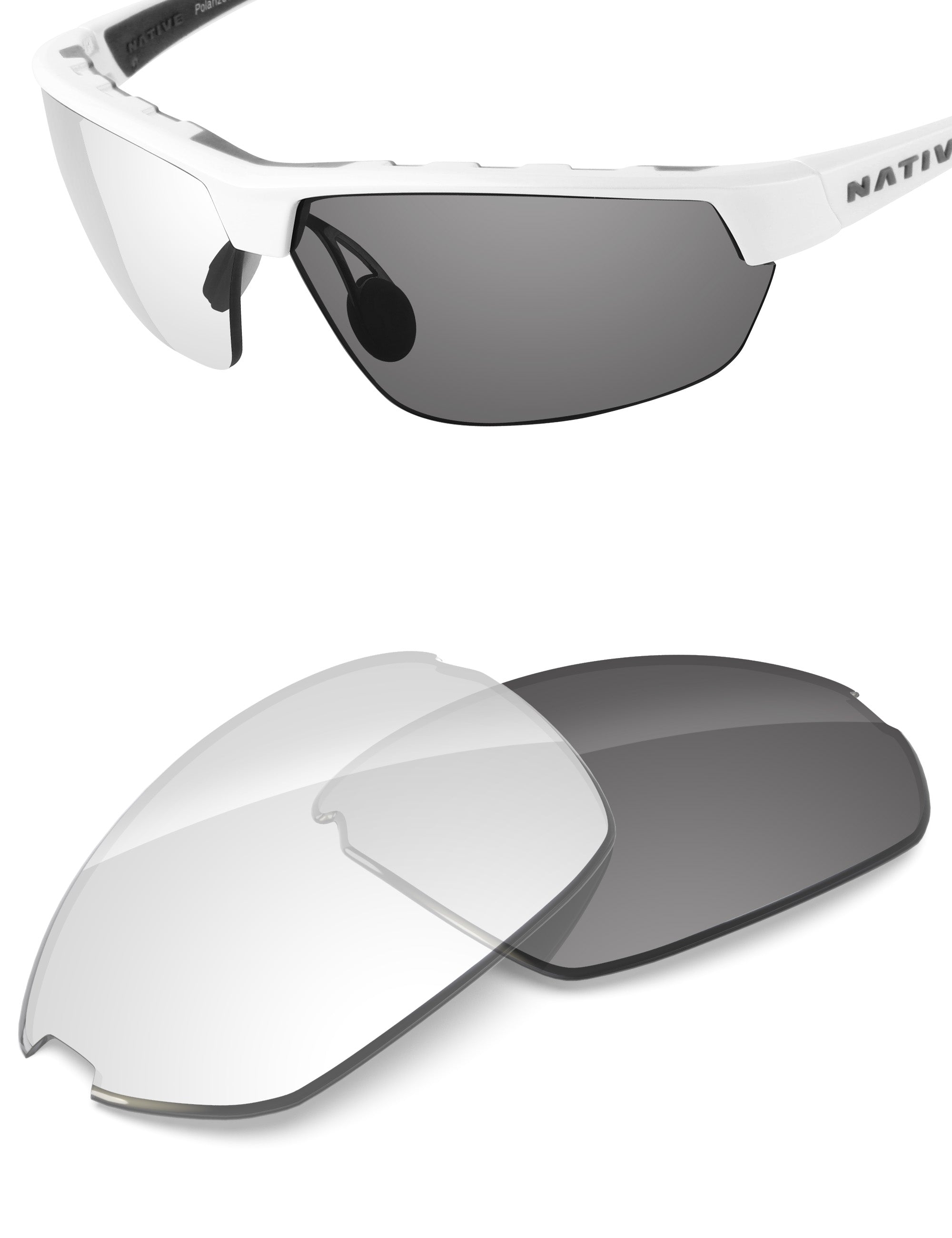 Adapt Gray Photochromic Blue Light Blocking-Non-Polarized