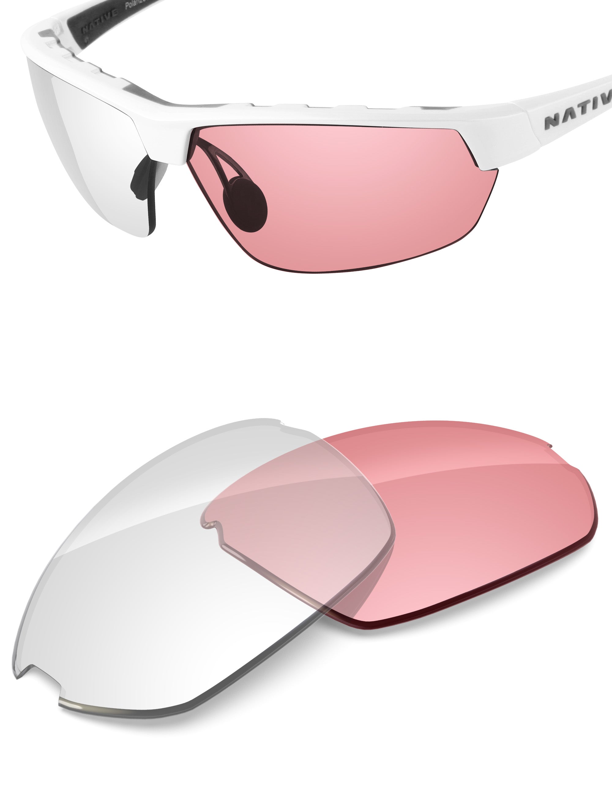 Adapt Pink Photochromic Blue Light Blocking-Non-Polarized