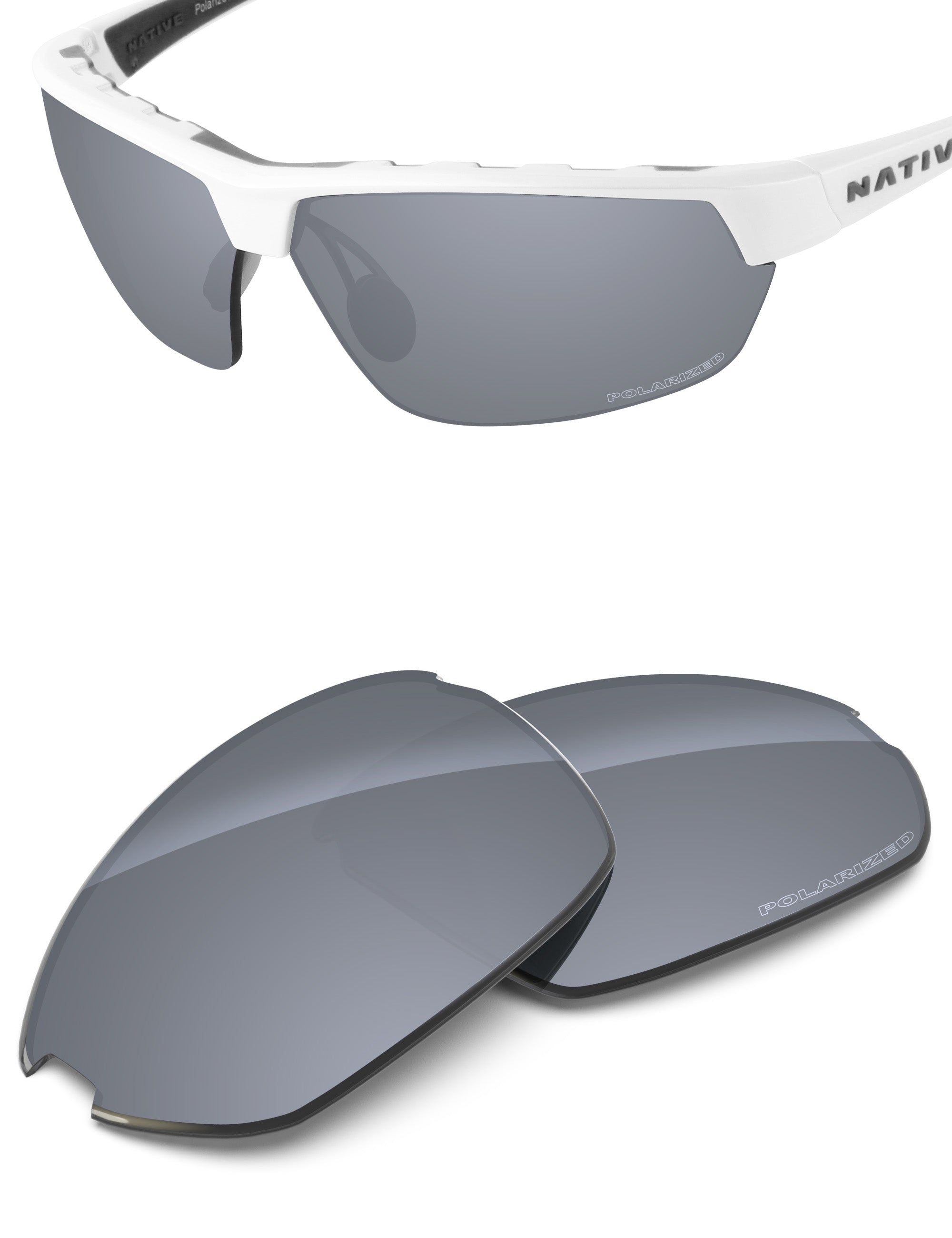 Silver Metallic FlashMirror™-Polarized