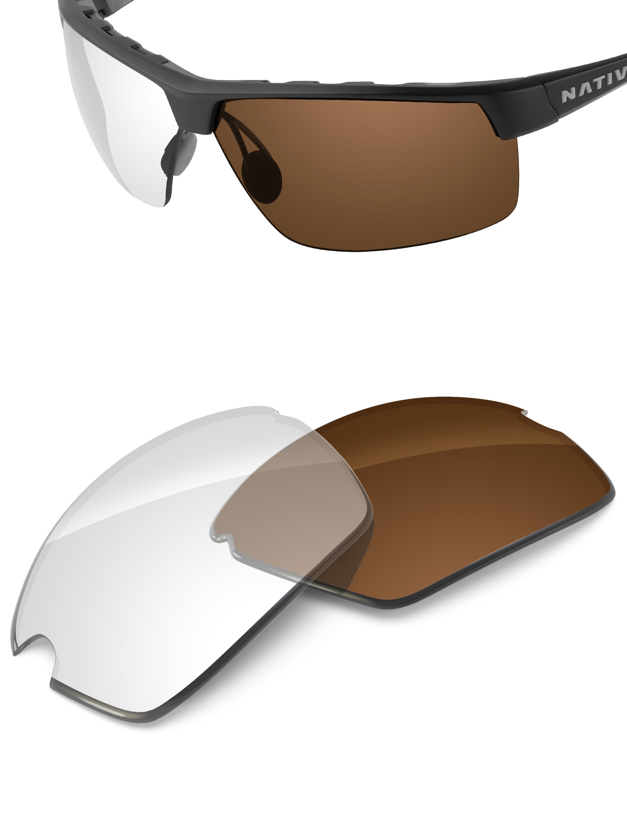 Adapt Brown Photochromic Blue Light Blocking-Non-Polarized