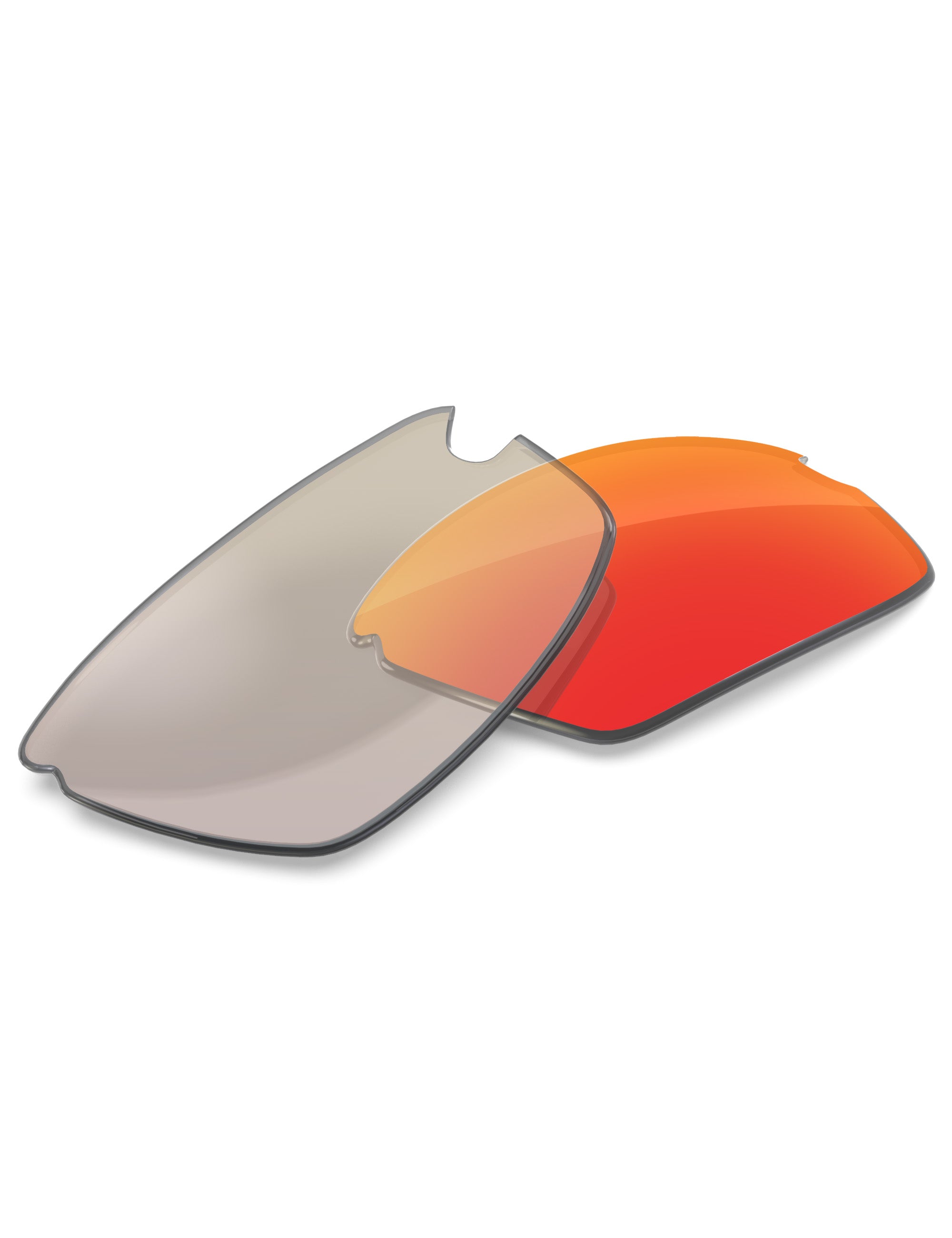 Fire Red FlashMirror™ Photochromic-Non-Polarized