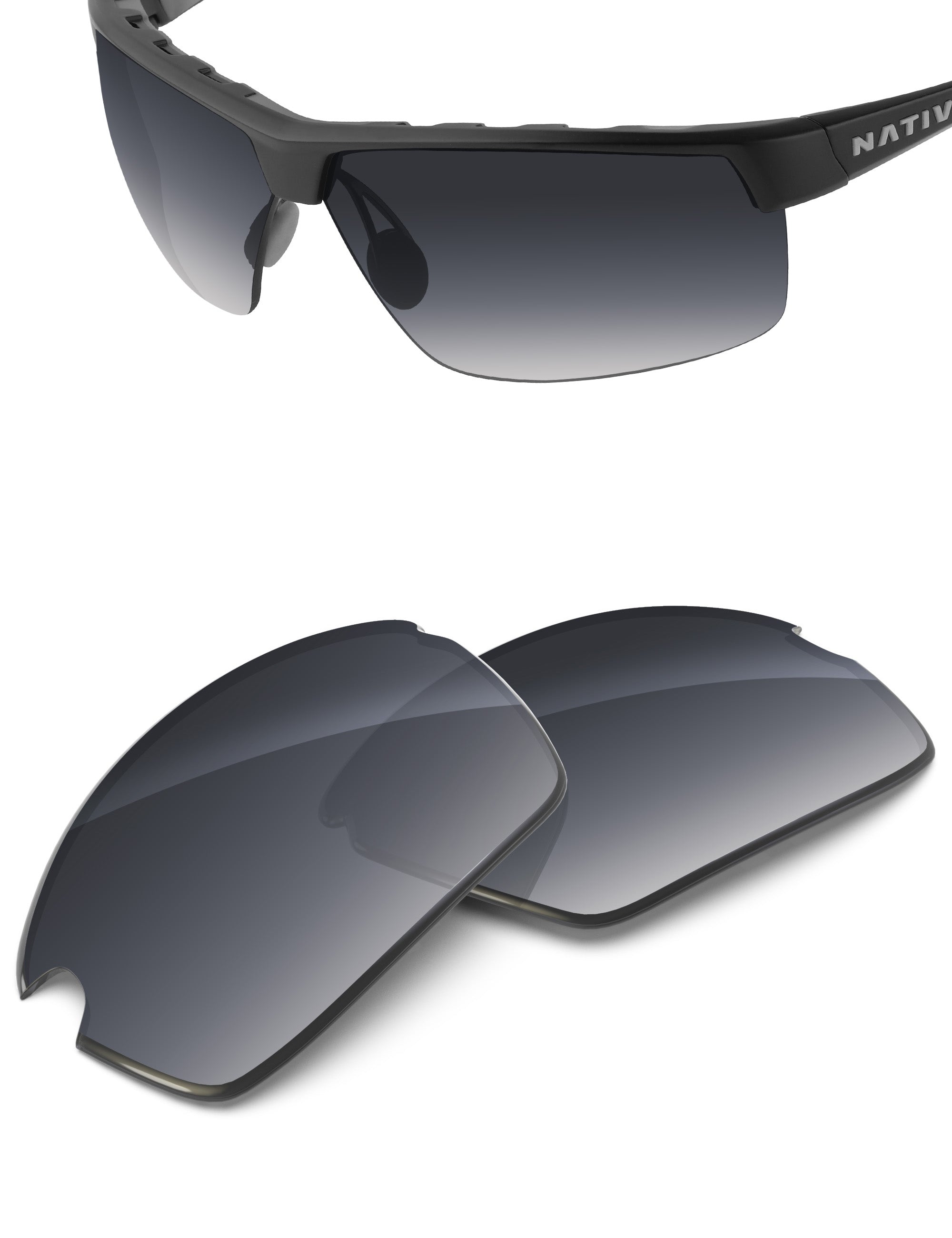 Gray Gradient-Non-Polarized