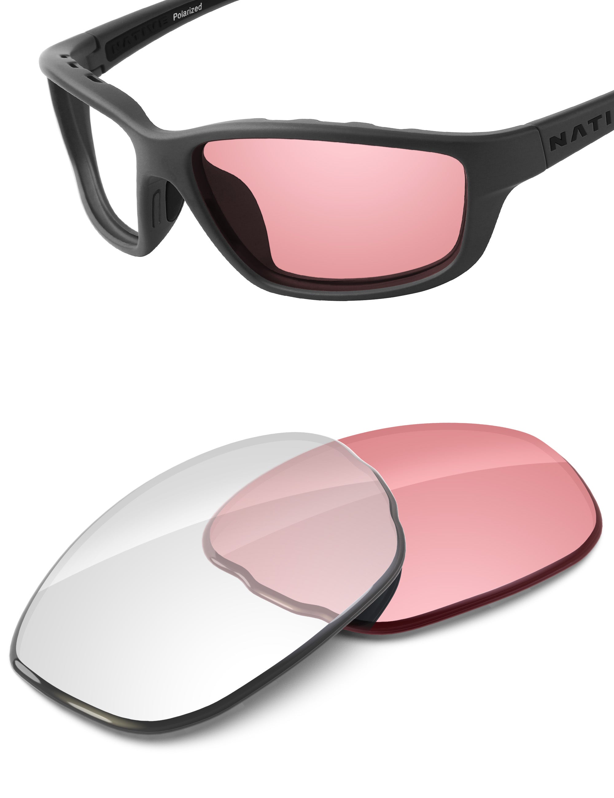 Adapt Pink Photochromic Blue Light Blocking-Non-Polarized
