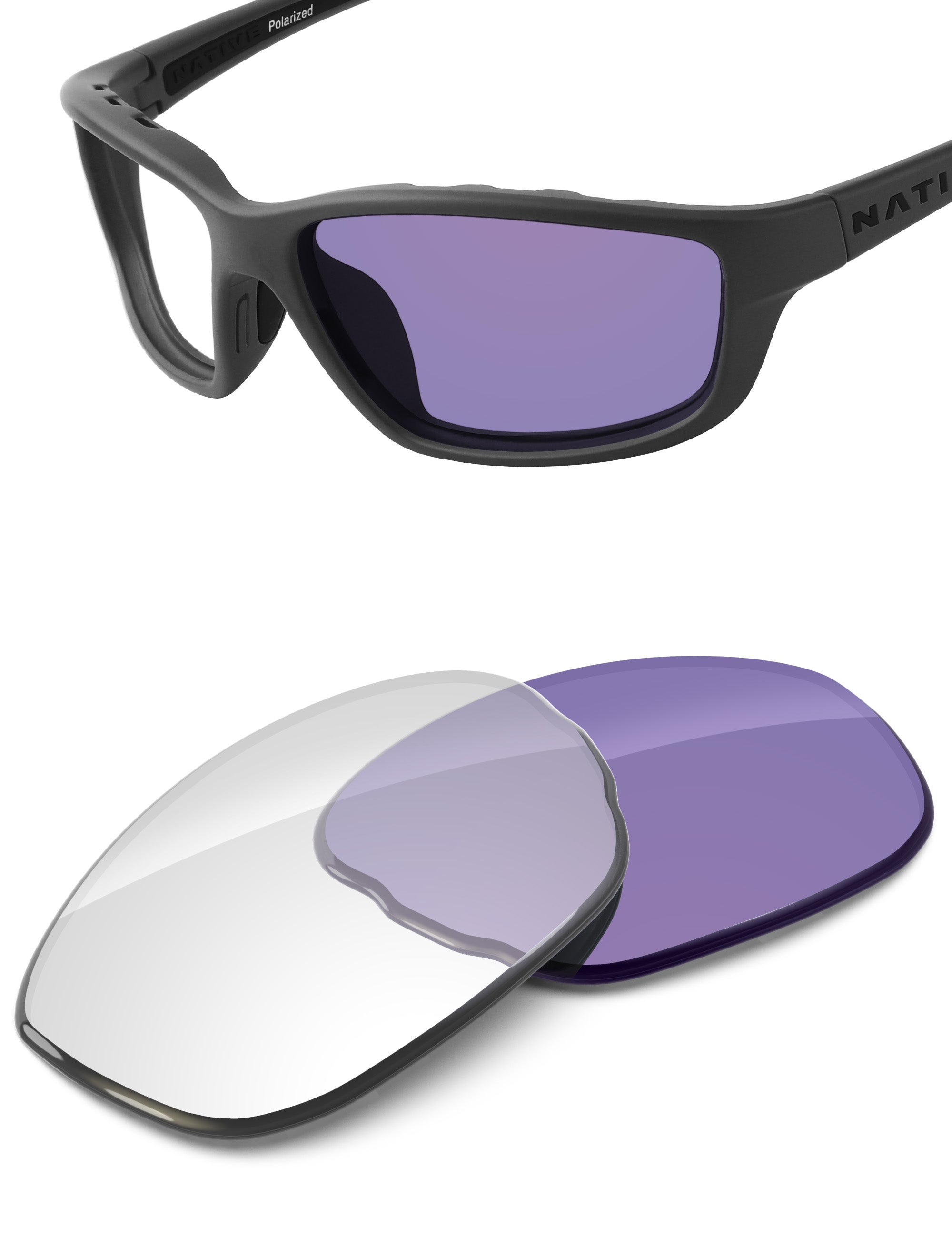 Adapt Purple Photochromic Blue Light Blocking-Non-Polarized