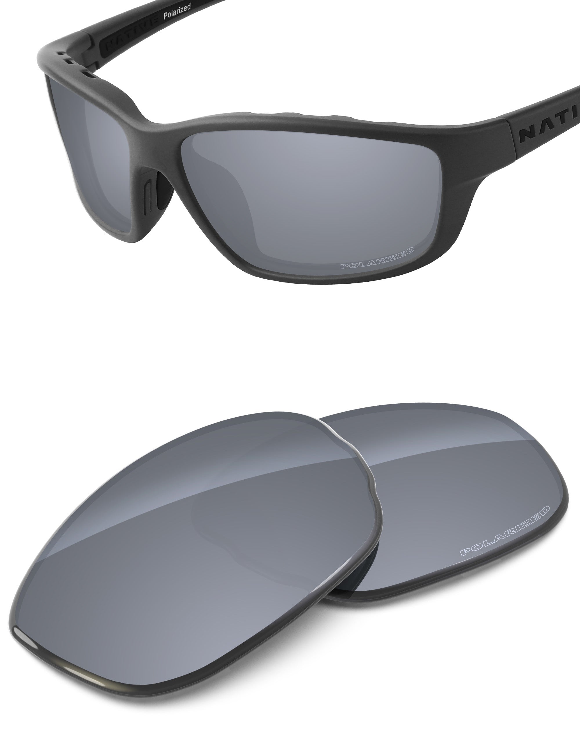 Silver Metallic FlashMirror™-Polarized