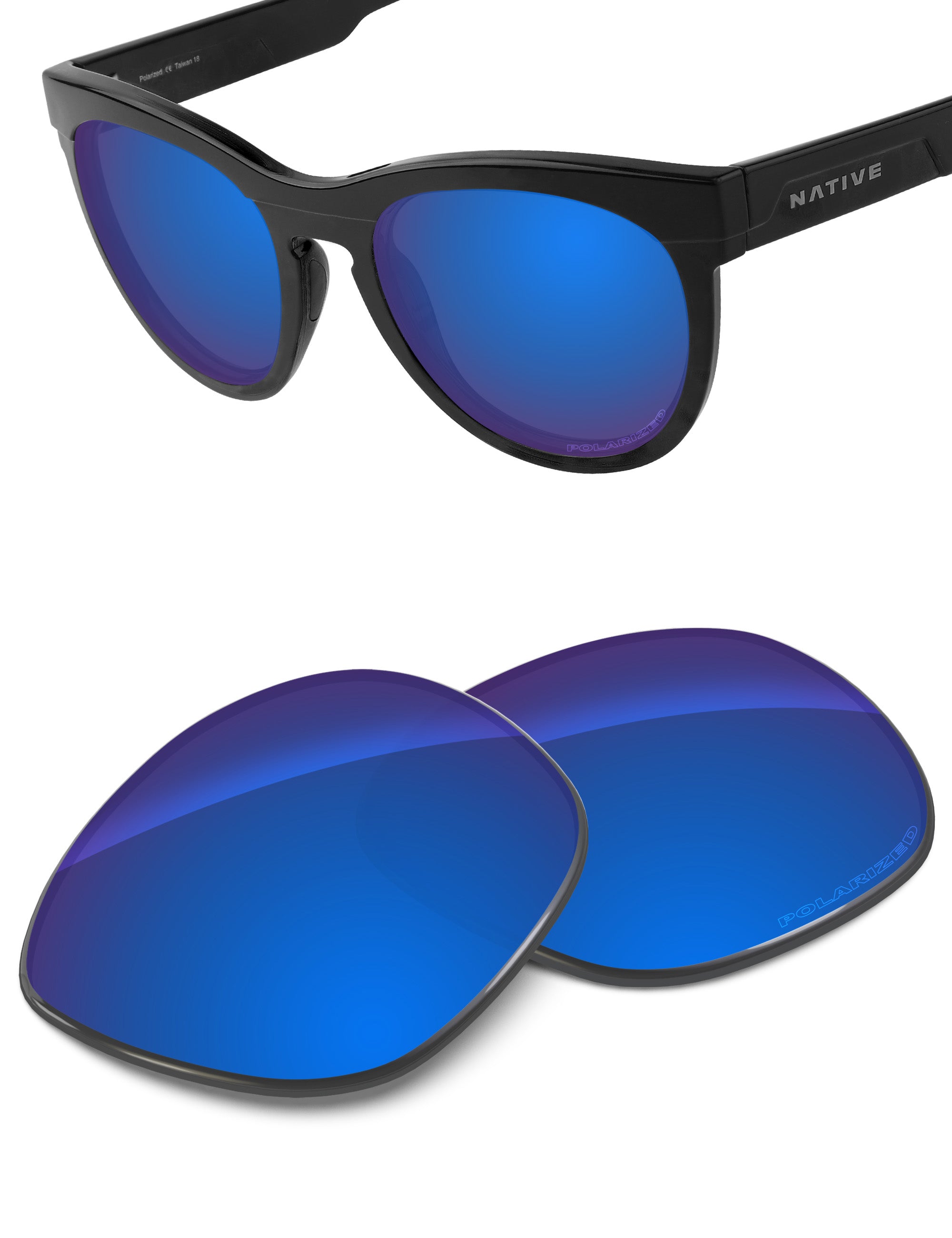 Sapphire Blue FlashMirror™-Polarized