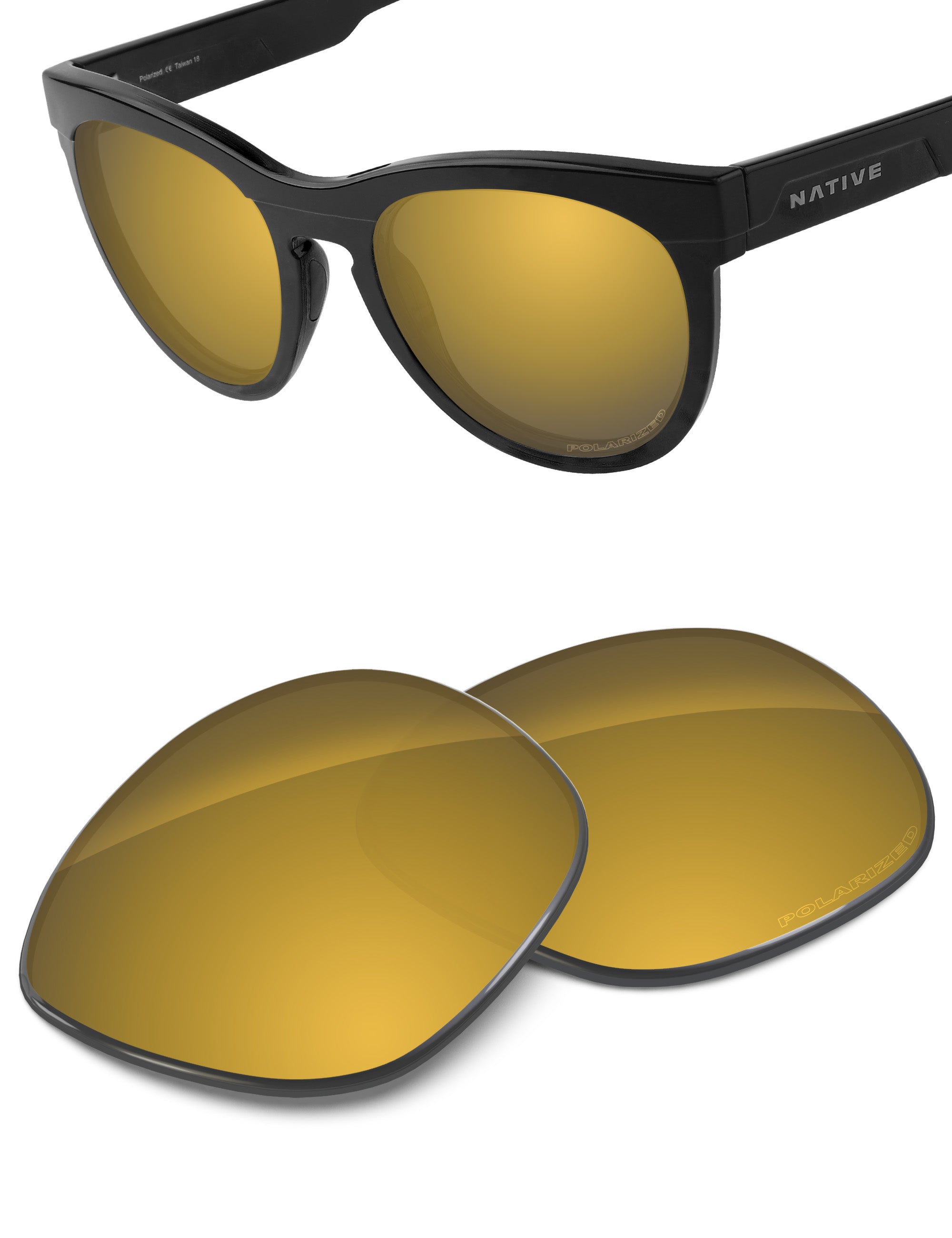 Tungsten Gold FlashMirror™-Polarized