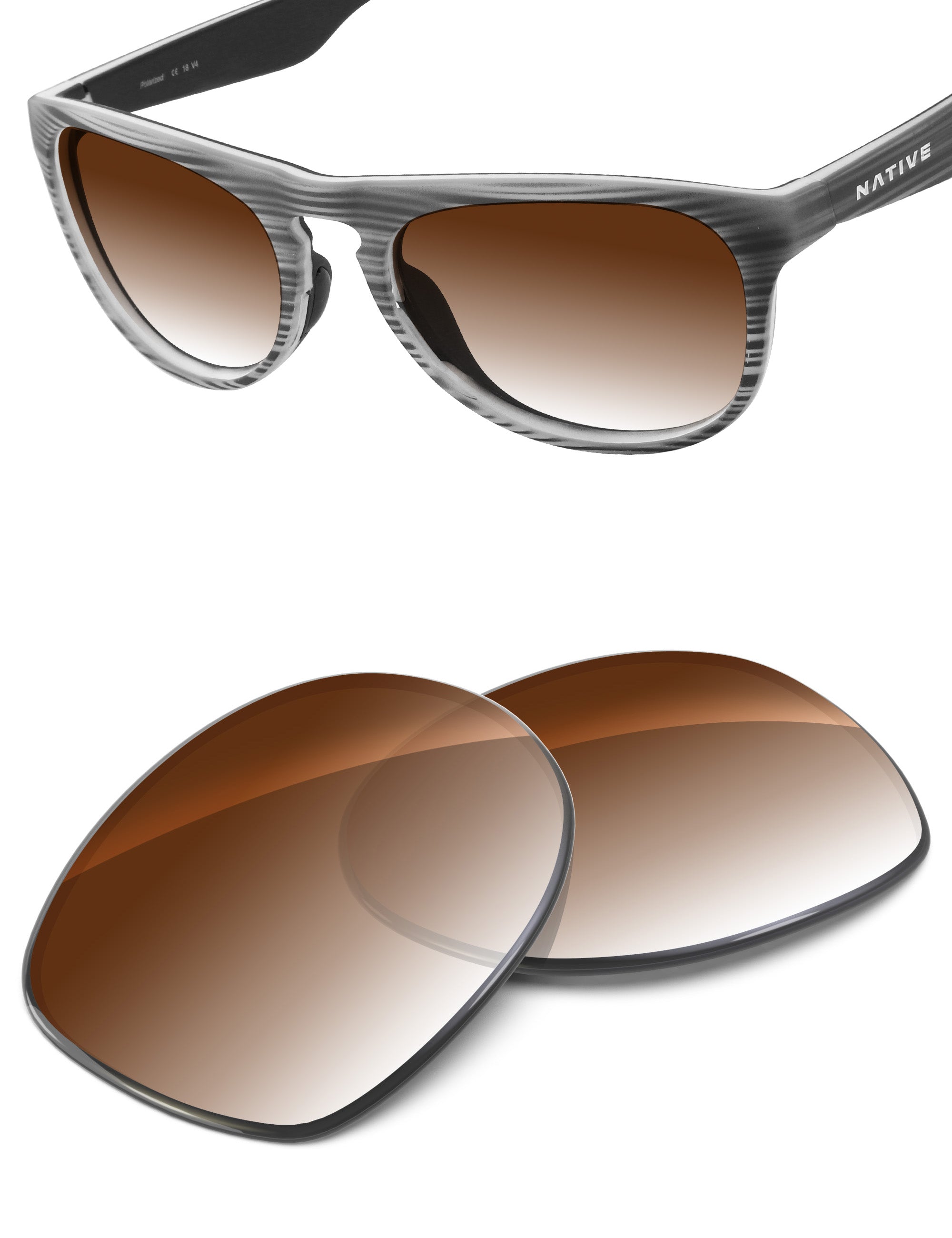 Brown Gradient-Non-Polarized