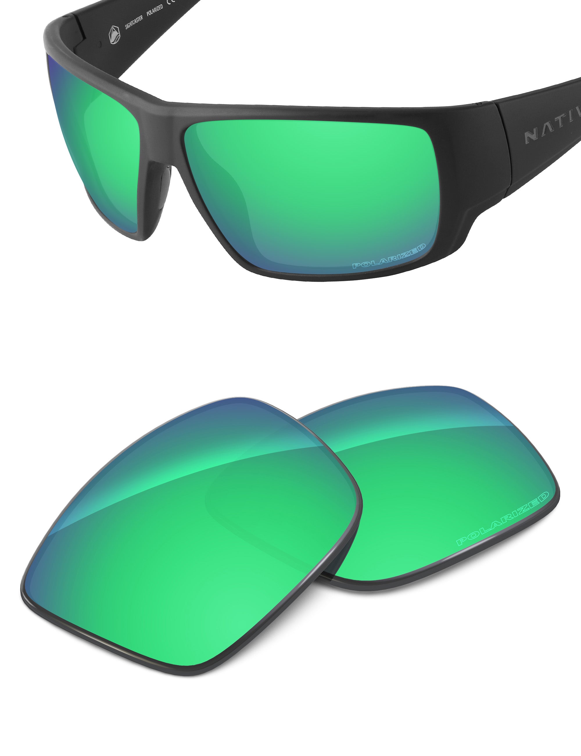 Emerald Green FlashMirror™-Polarized