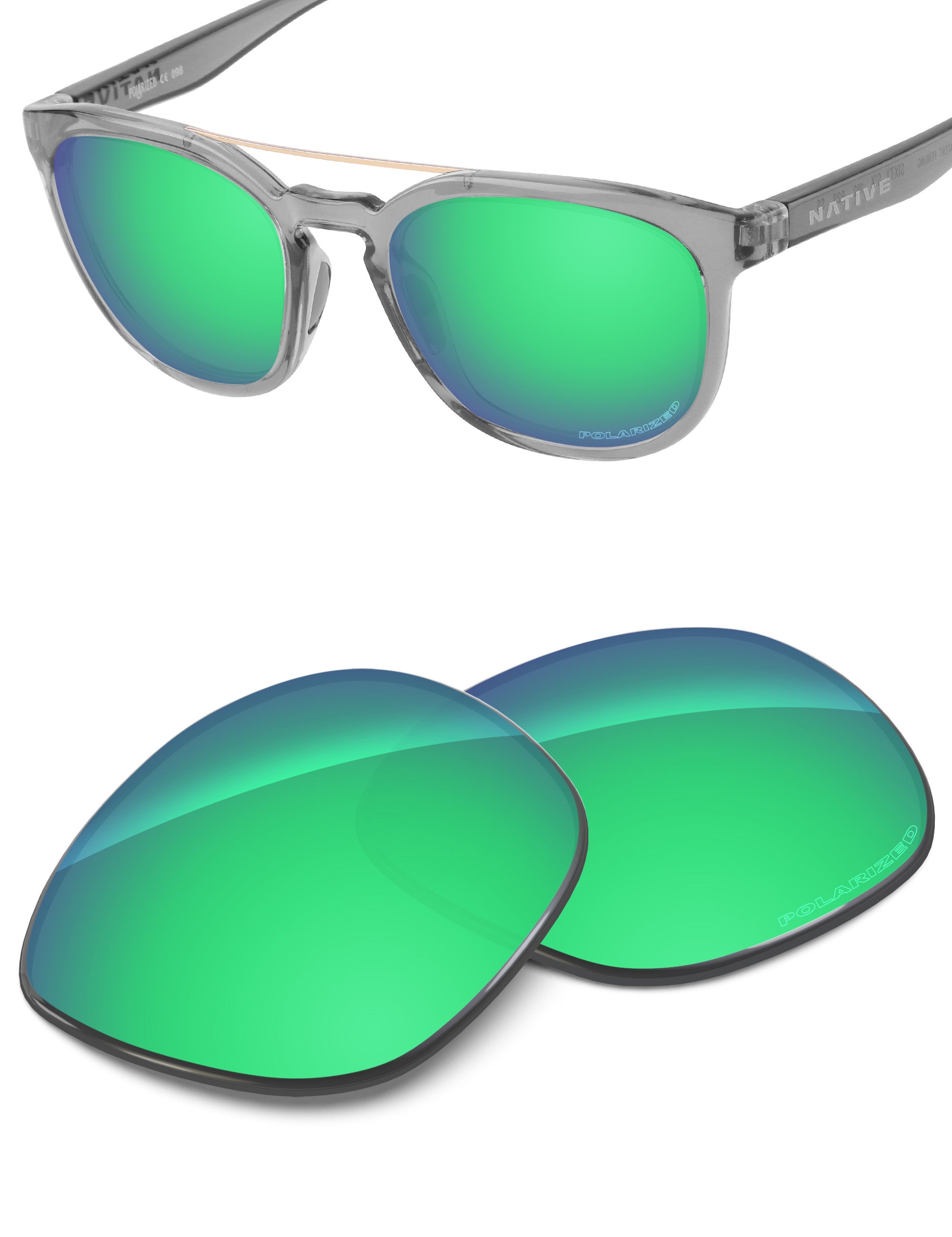 Emerald Green FlashMirror™-Polarized