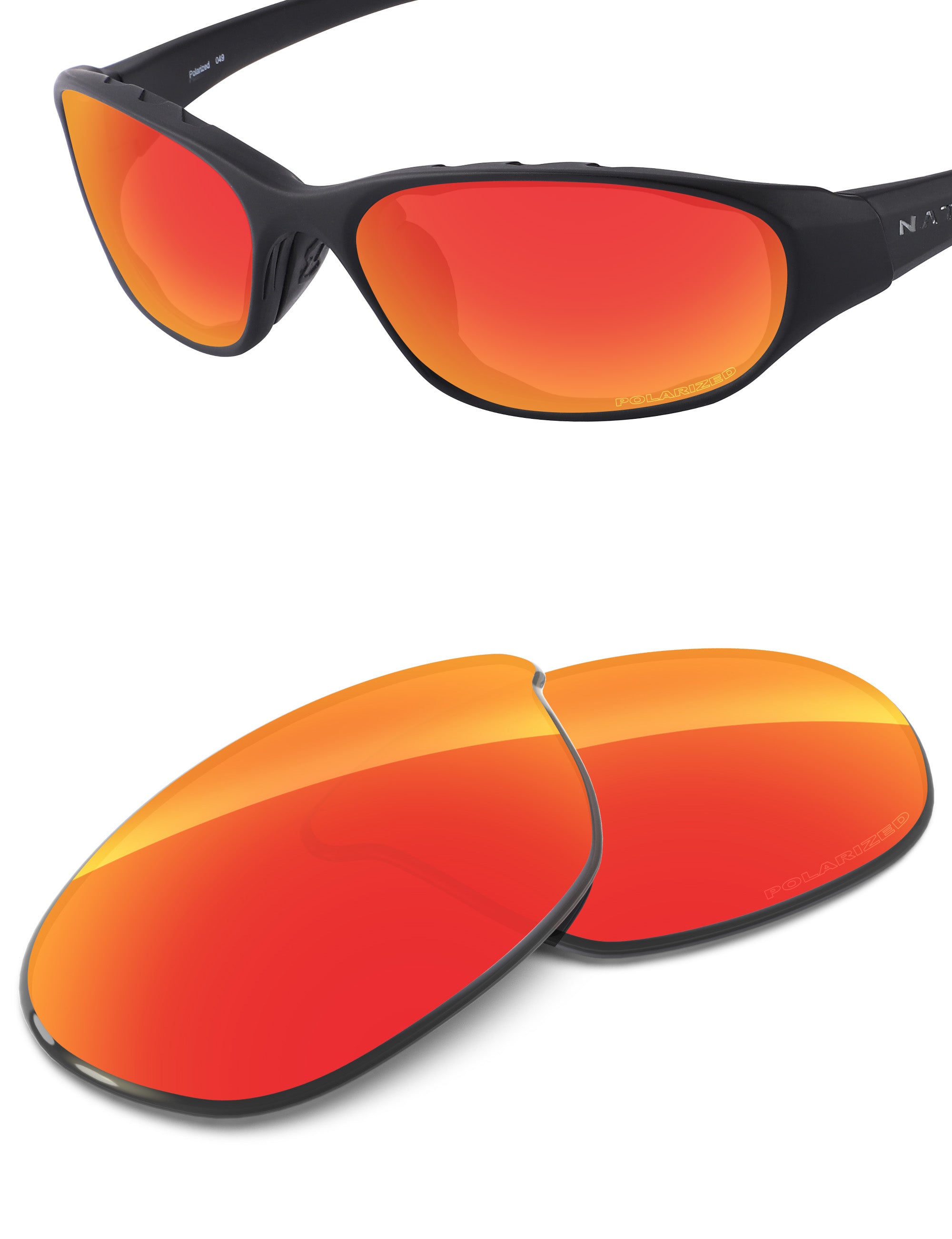 Fire Red FlashMirror™-Polarized