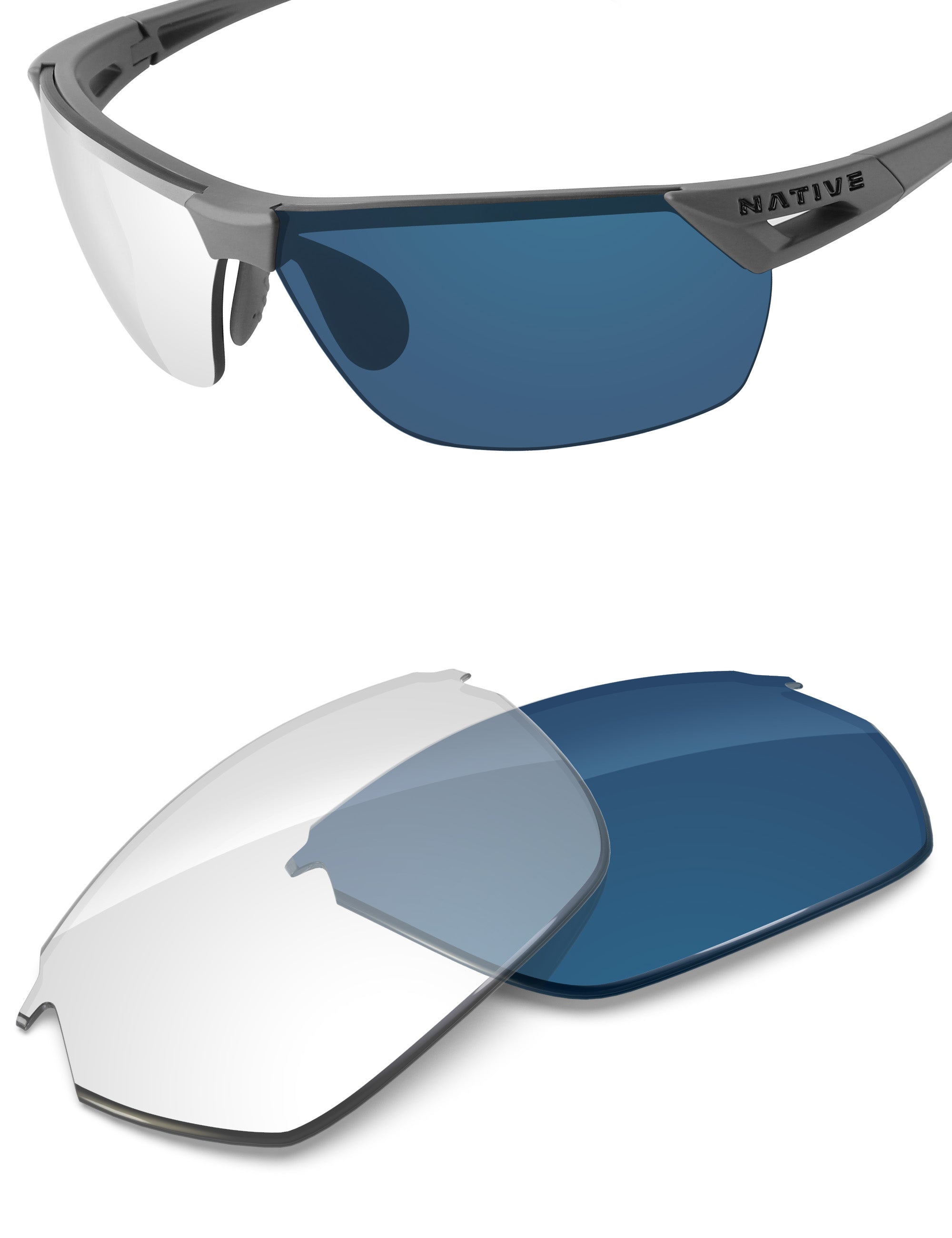 Adapt Blue Photochromic Blue Light Blocking-Non-Polarized