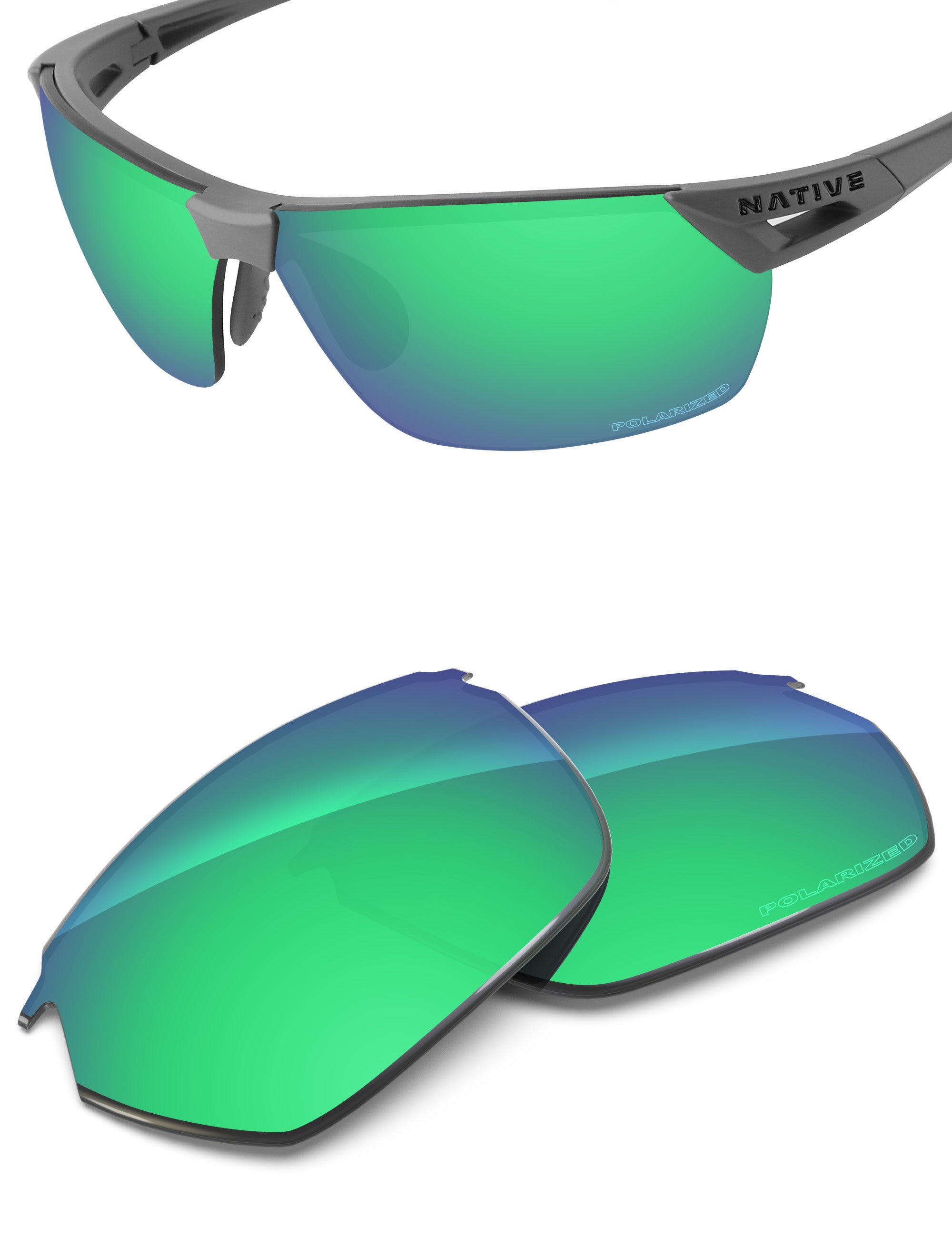 Emerald Green FlashMirror™-Polarized