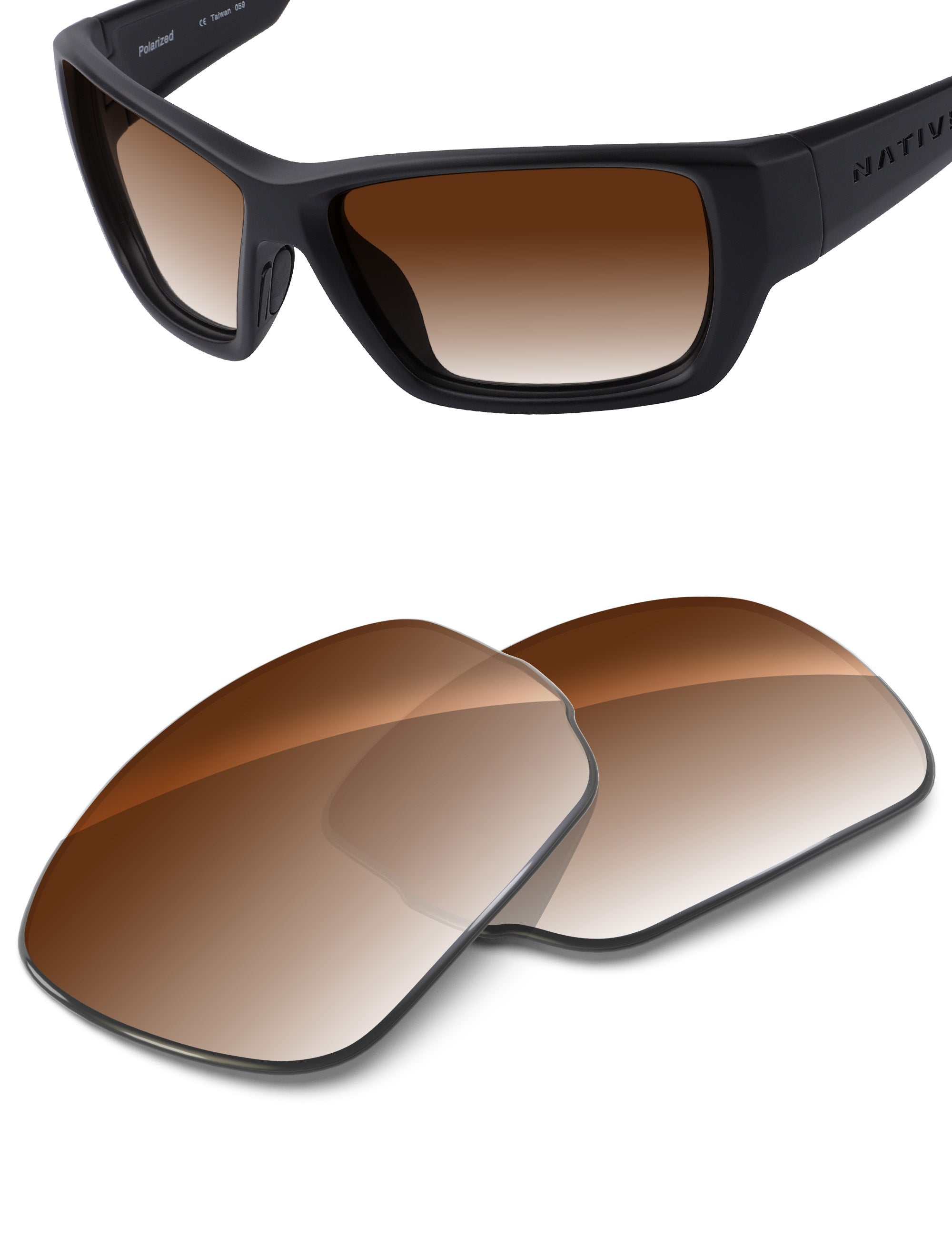 Brown Gradient-Non-Polarized