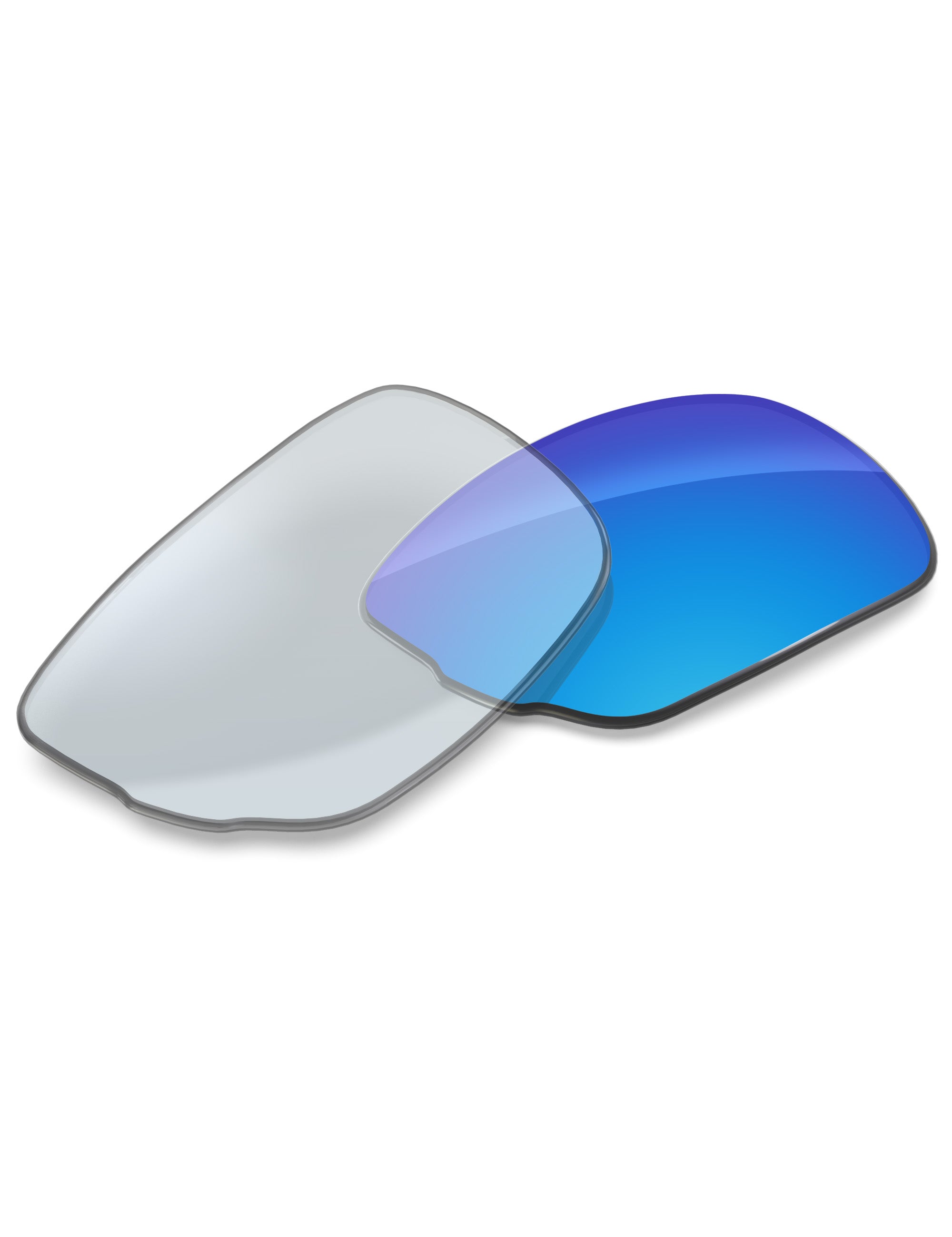 Sky Blue FlashMirror™ Photochromic-Non-Polarized