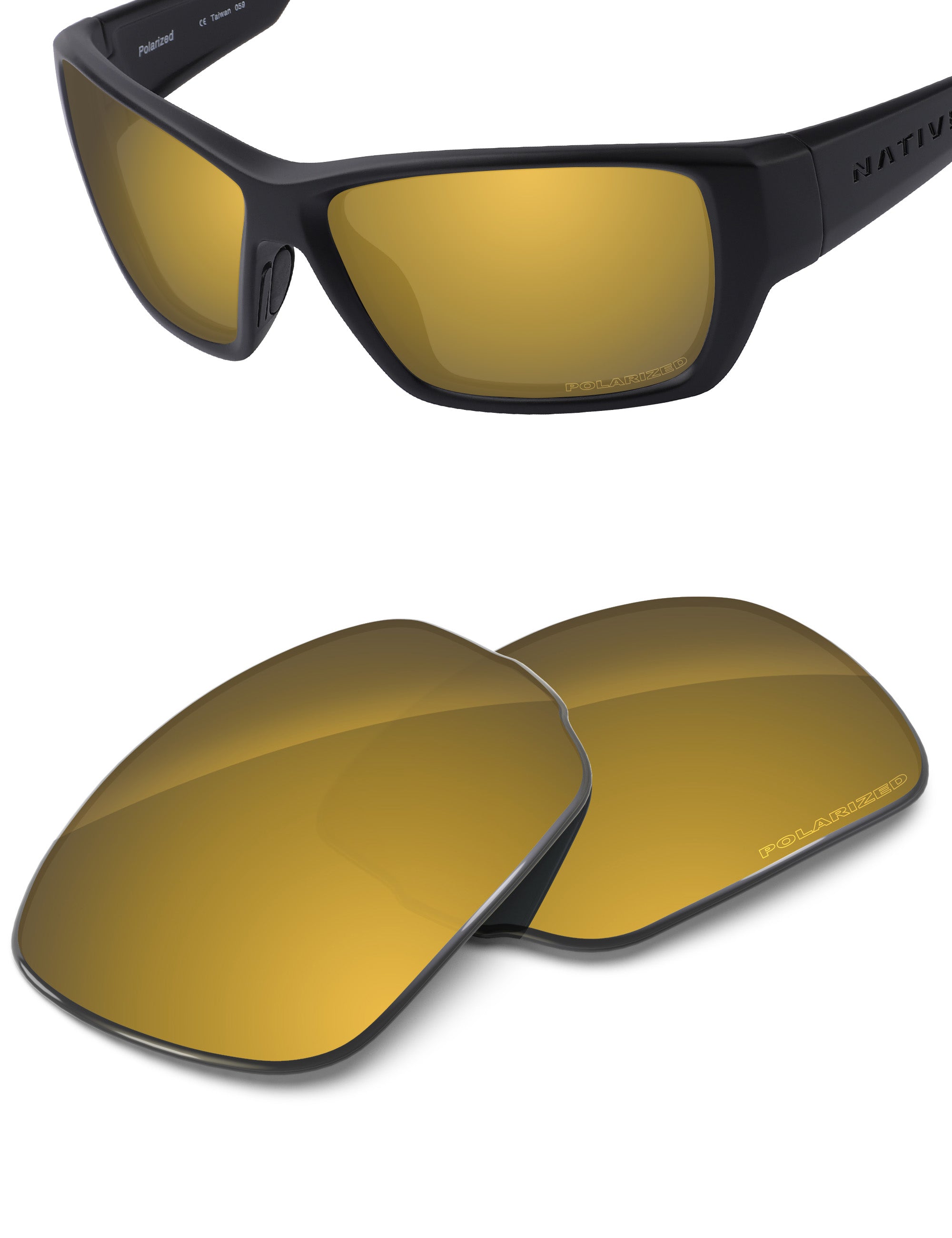 Tungsten Gold FlashMirror™-Polarized