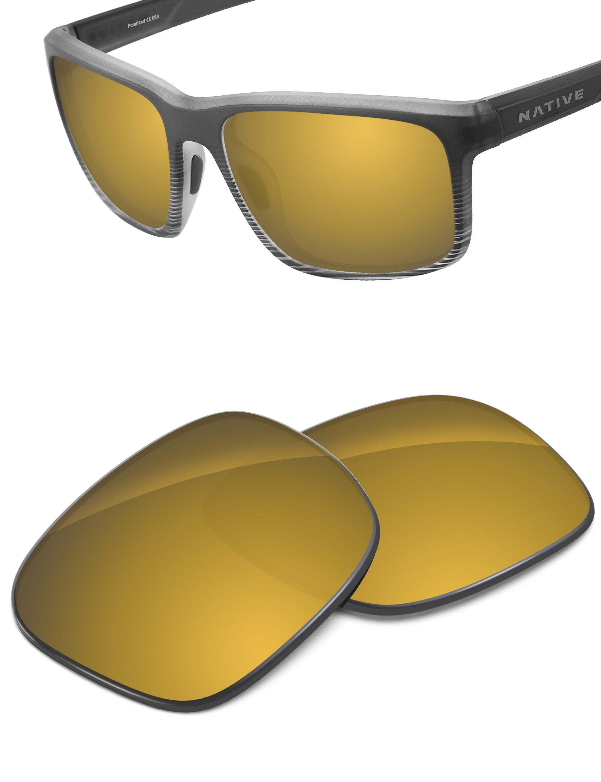 Tungsten Gold FlashMirror™-Non-Polarized