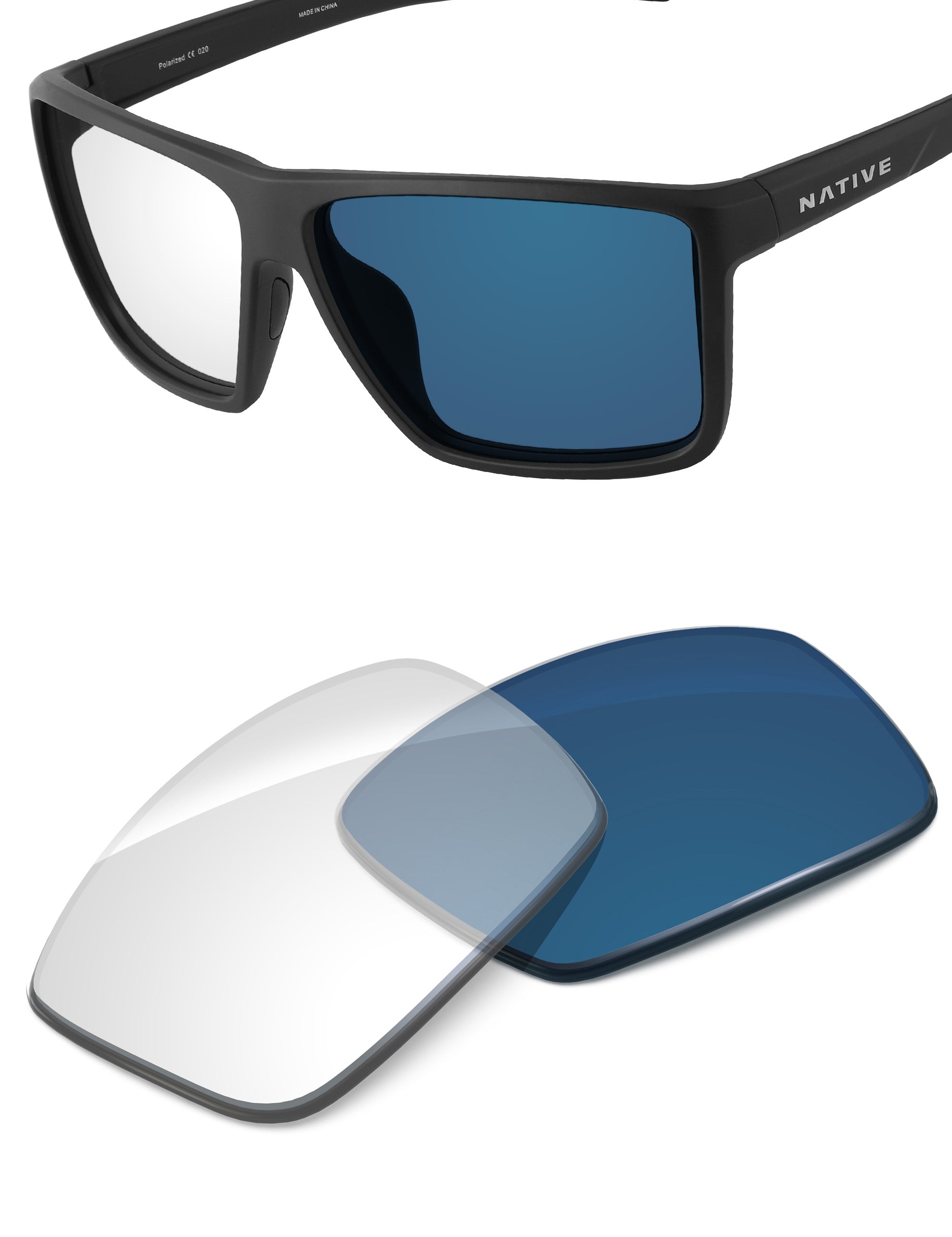 Adapt Blue Photochromic Blue Light Blocking-Non-Polarized