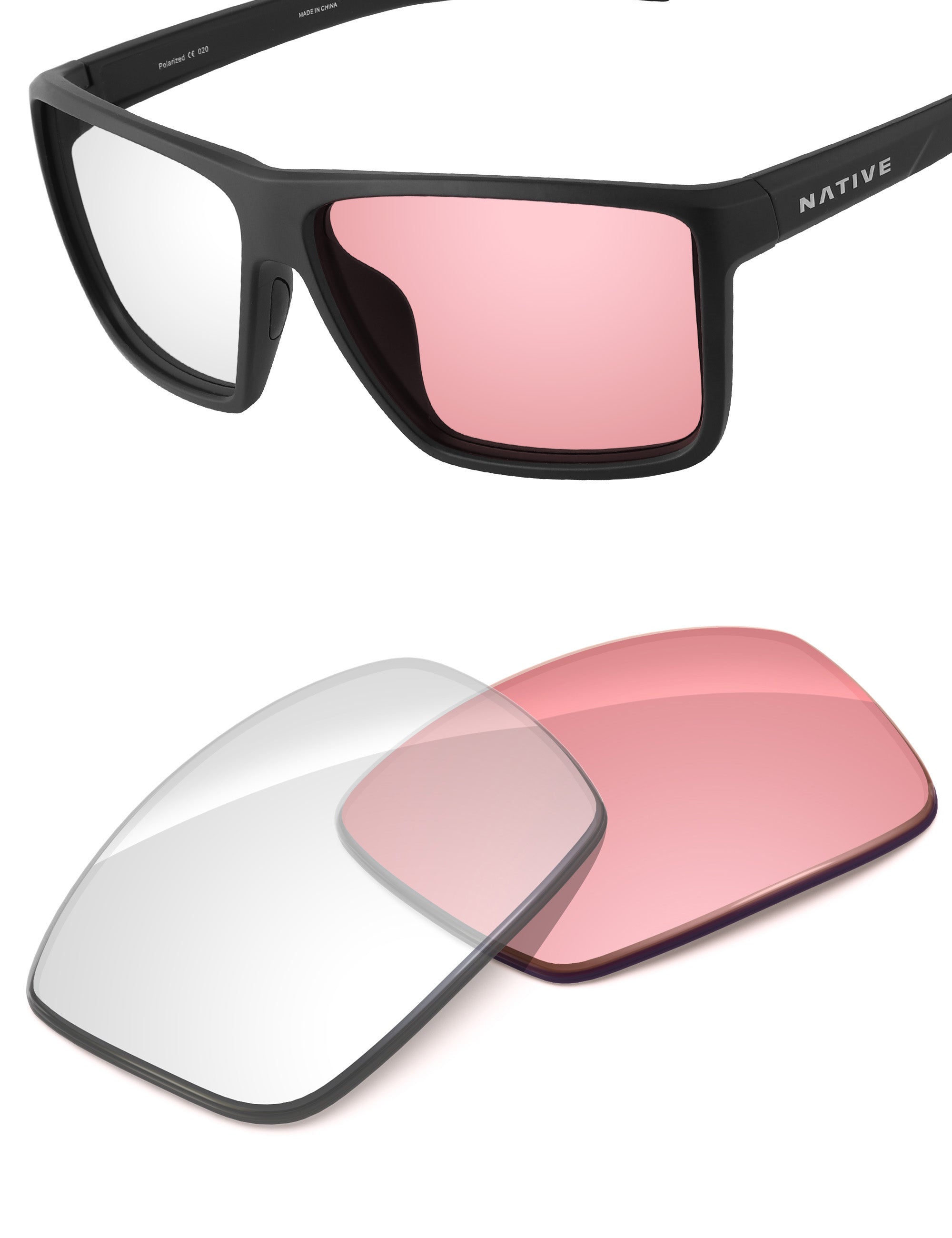 Adapt Pink Photochromic Blue Light Blocking-Non-Polarized